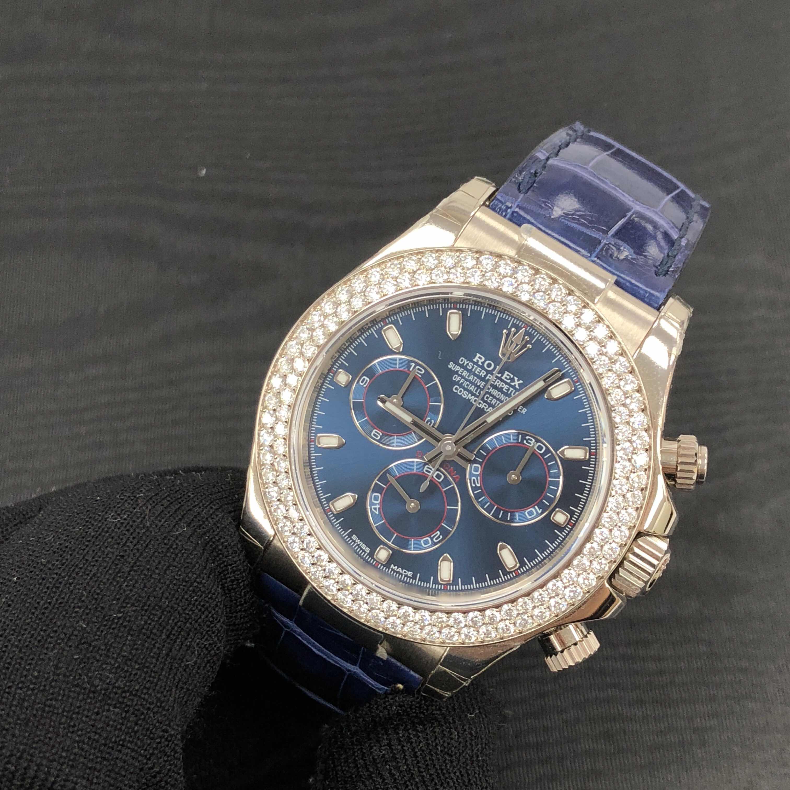 Rolex 116589RB DAYTONA Automatic 18kt White Gold & Diamond