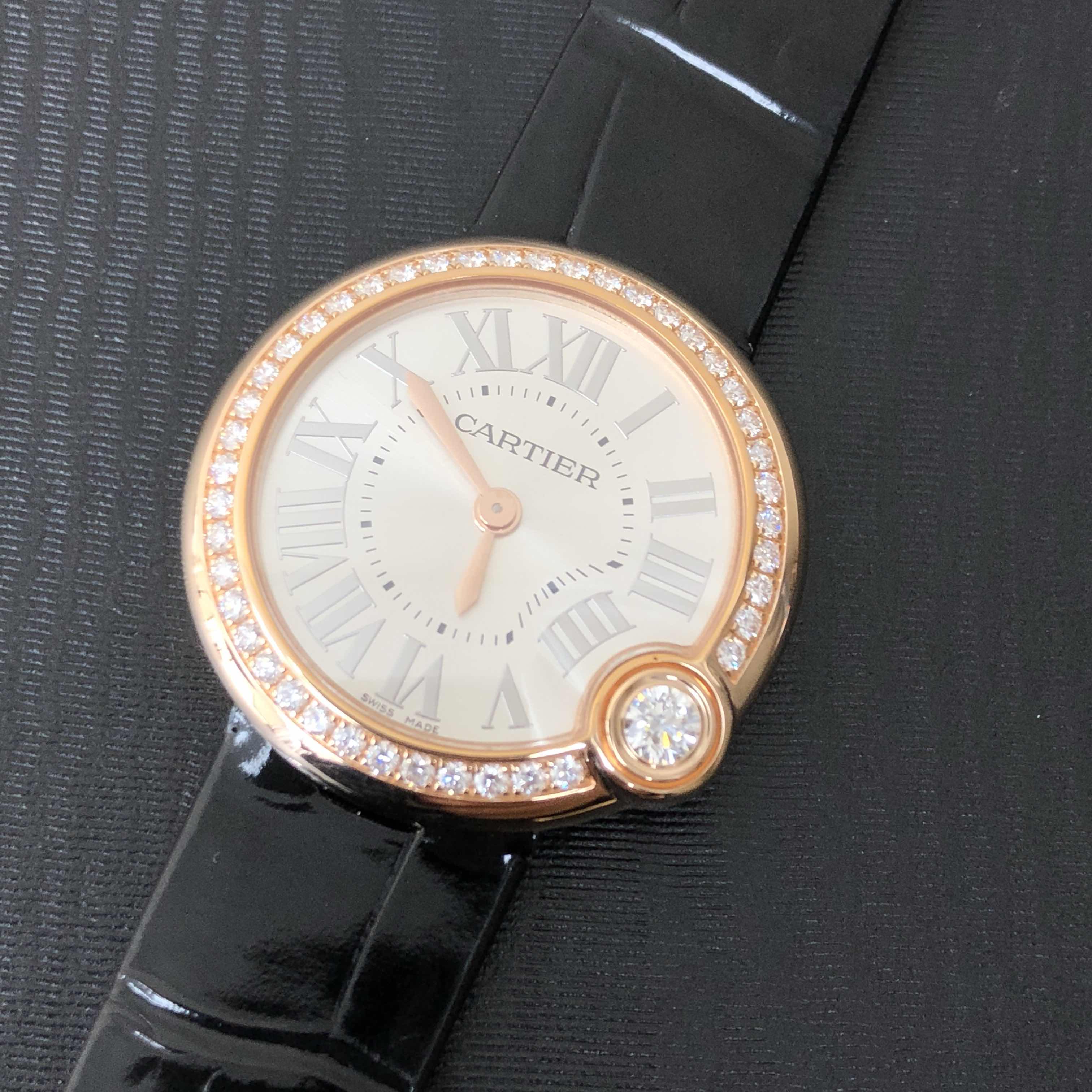 Cartier WJBL0005 BALLON BLANC DE CARTIER Quartz 18kt Rose Gold & Diamonds
