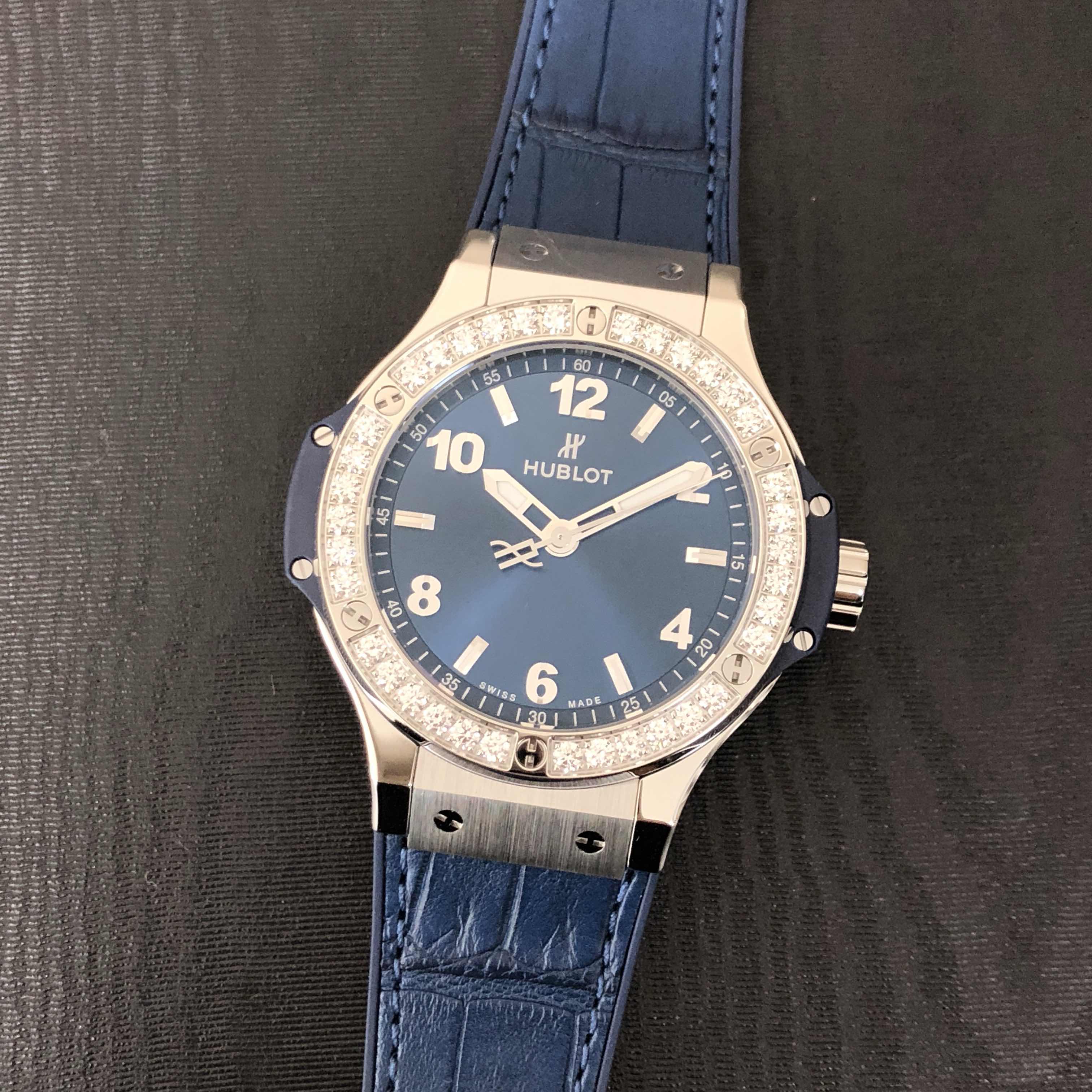 Hublot 361.SX.7170.LR.1204 BIG BANG Quartz Stainless Steel & Diamonds