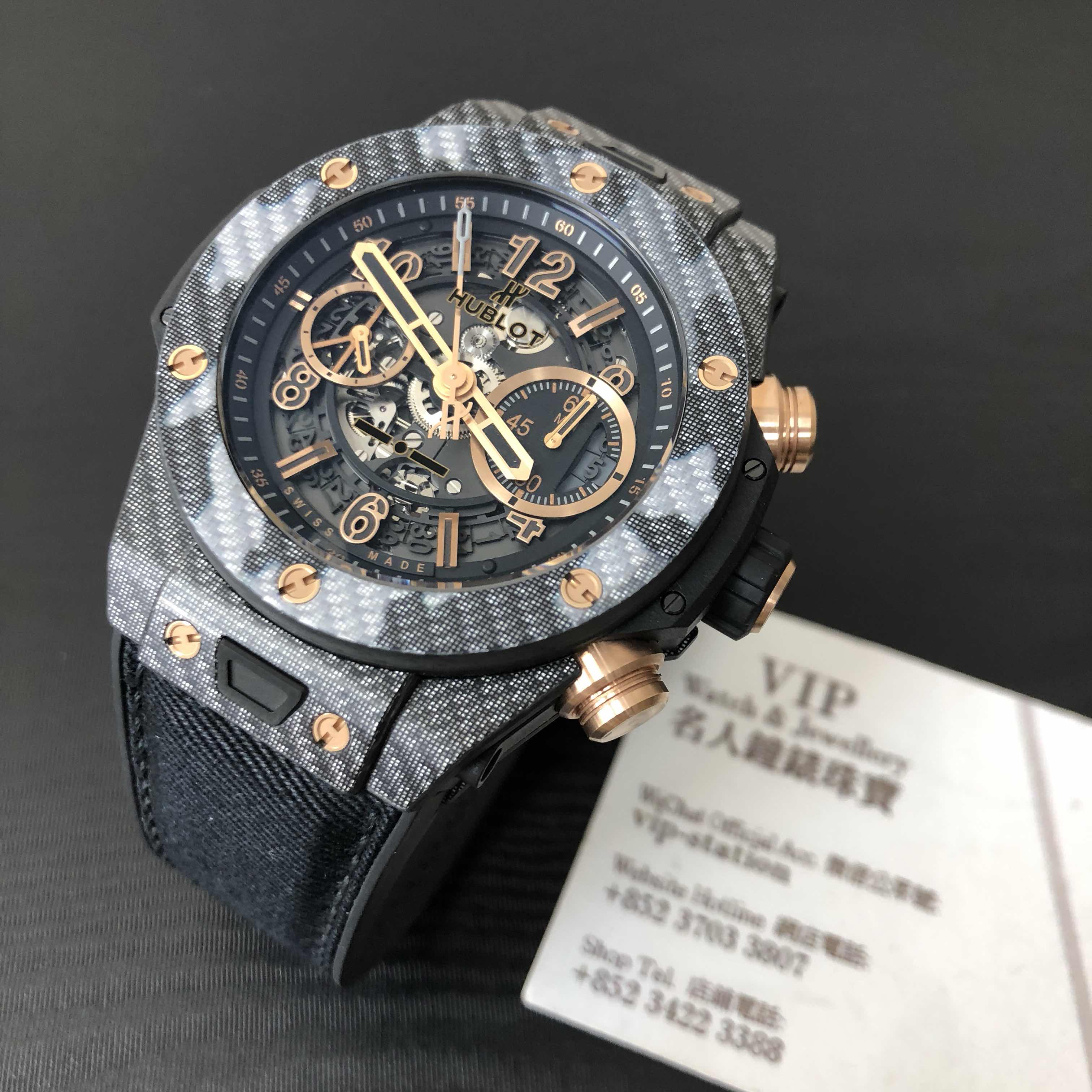 Hublot 411.YT.1198.NR.ITI16 BIG BANG Automatic Carbon Fiber