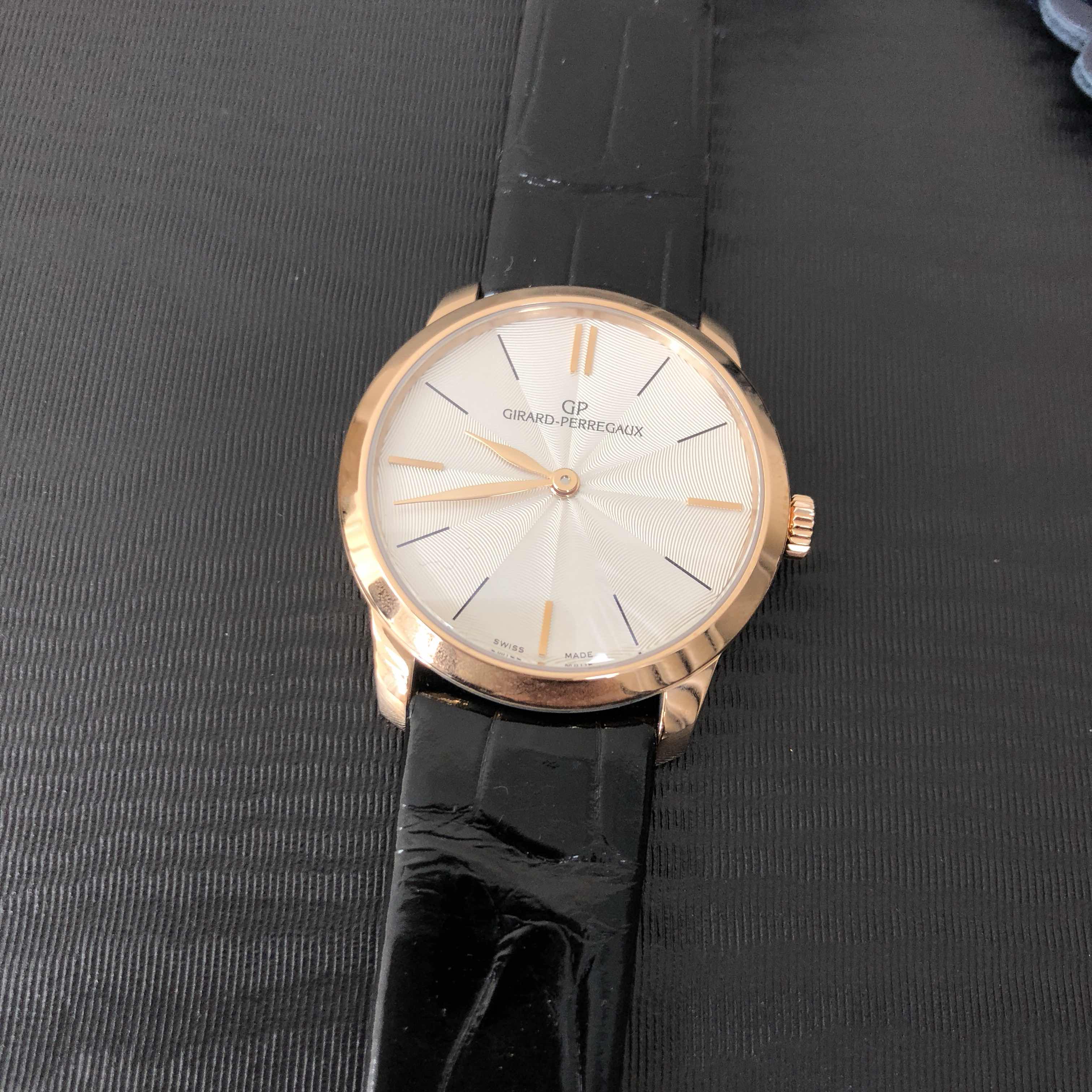 Girard Perregaux 49528-52-131-CB6A 1966 Automatic 18kt Rose Gold