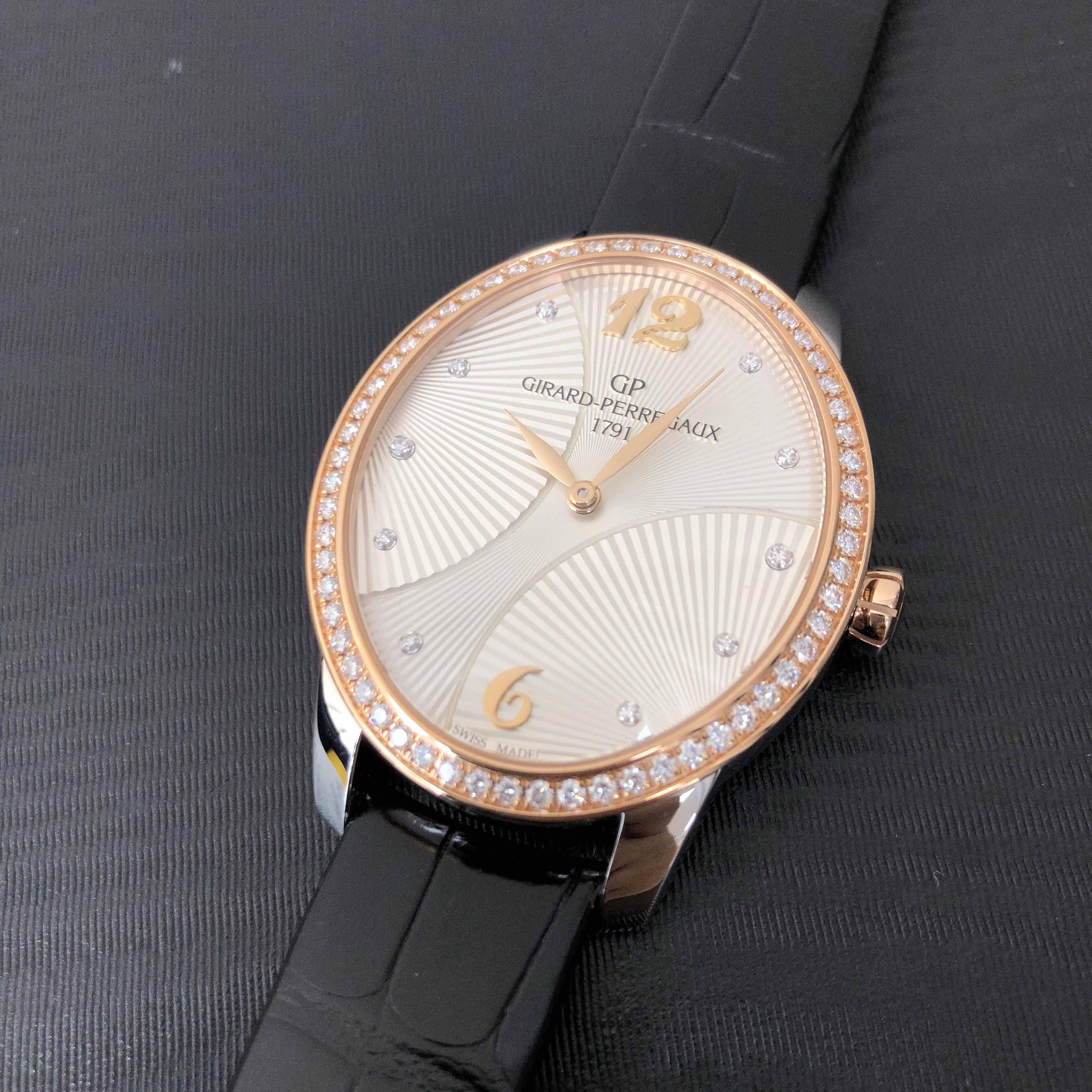 Girard Perregaux 80493D56A162-CK6A CATS EYE Automatic 18kt Rose Gold & Diamonds