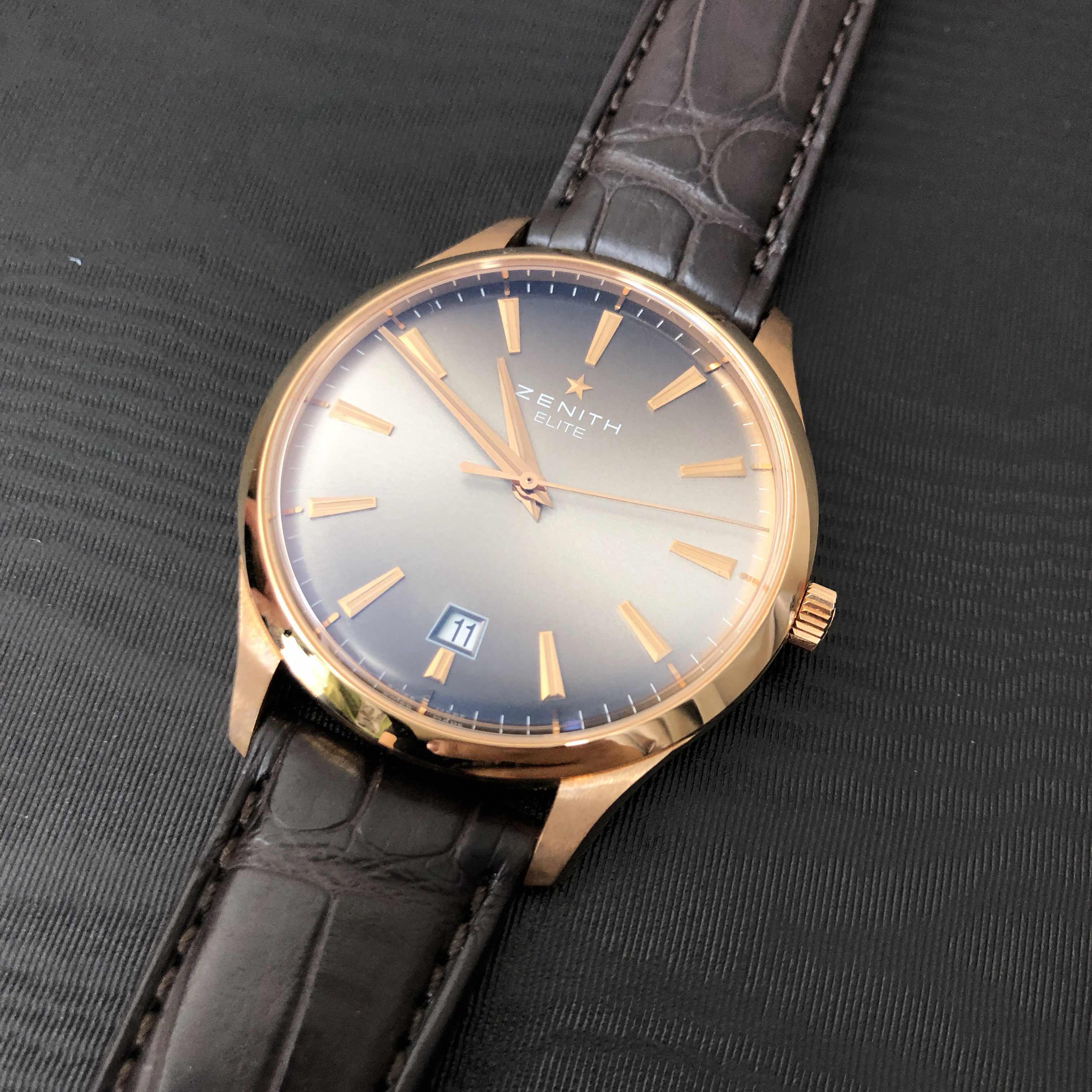 Zenith 18.2020.670/22.C498 COMMANDER Automatic 18kt Rose Gold