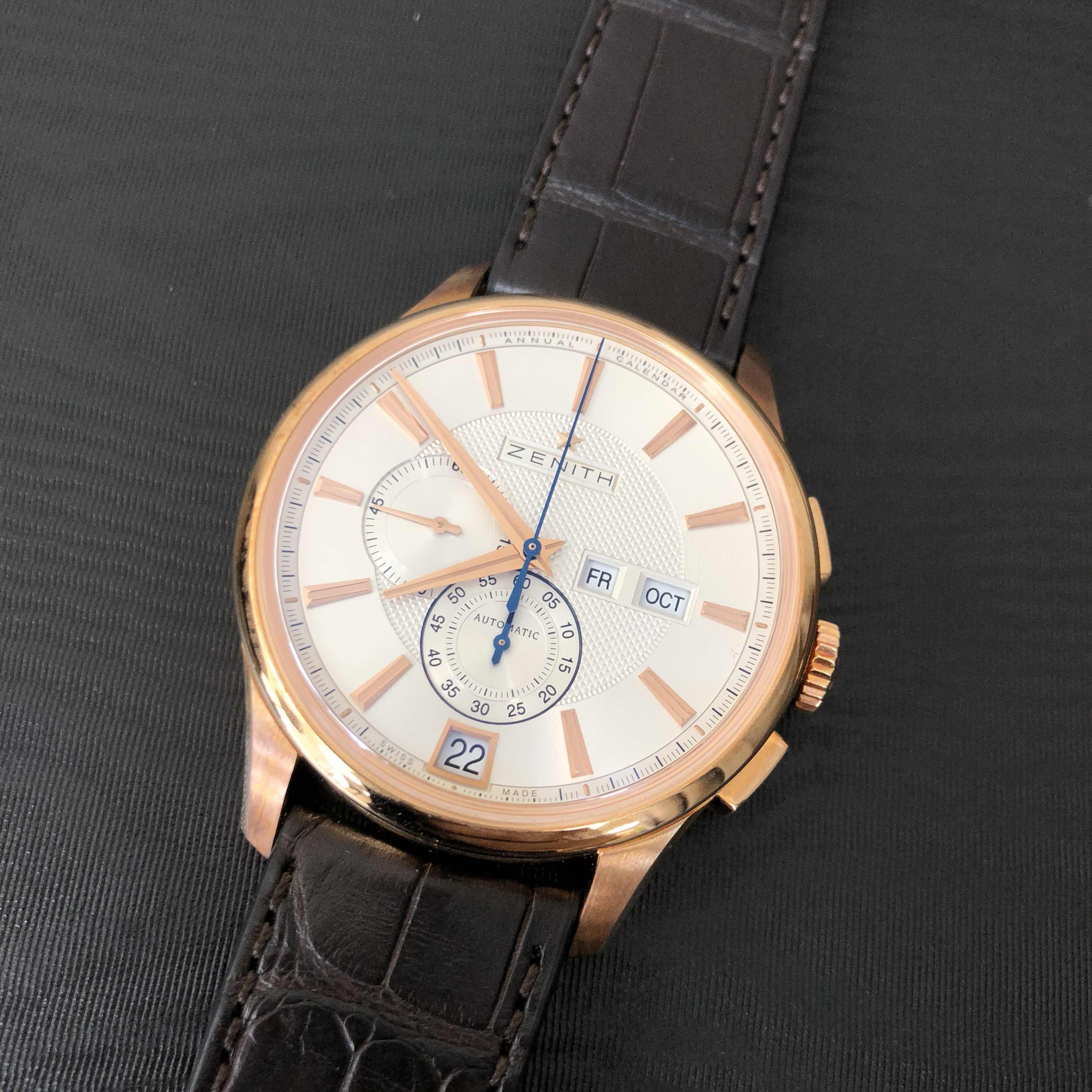 Zenith 18.2070.4054/02.C711 COMMANDER Automatic 18kt Rose Gold