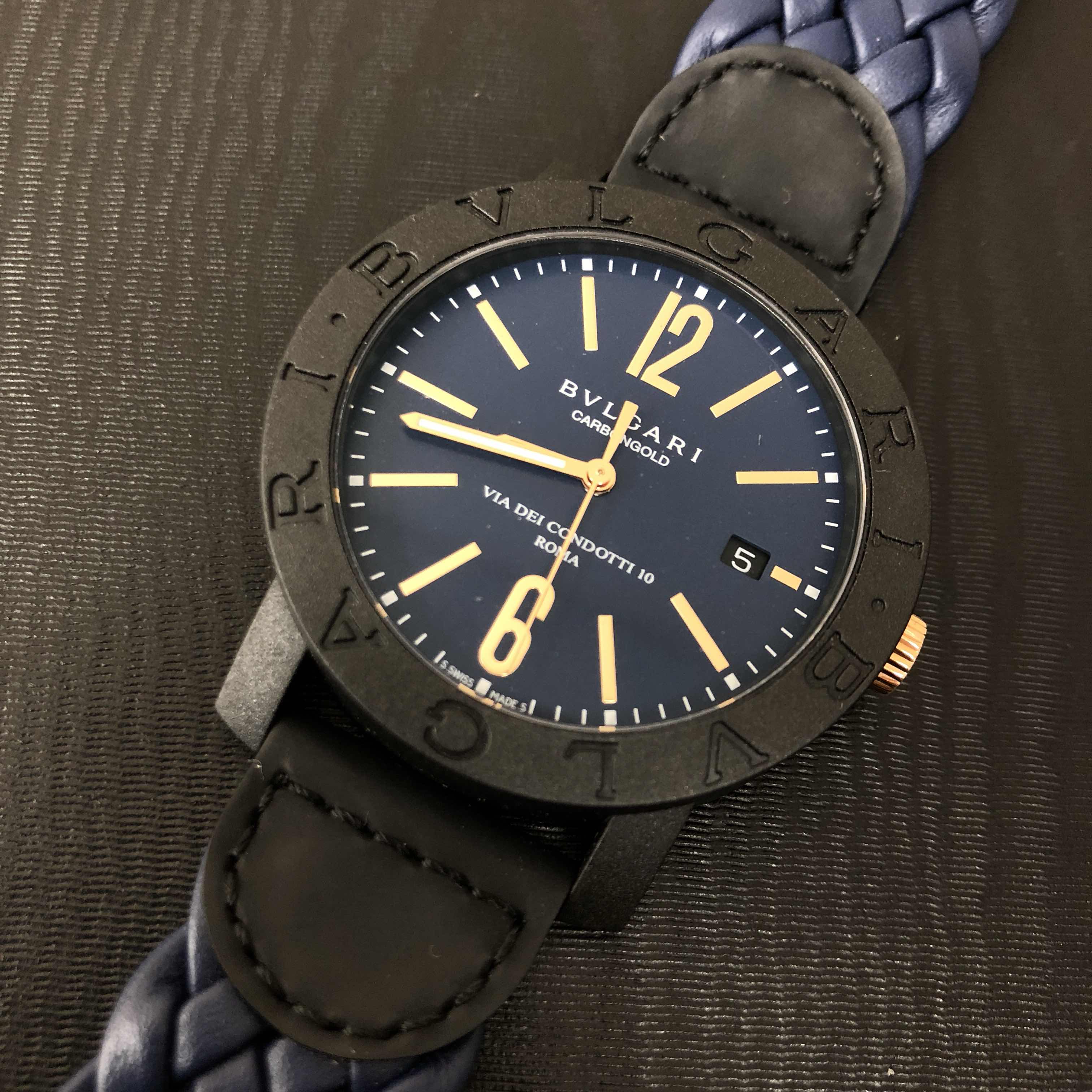 Bulgari BBP40C3CGLD BULGARI Automatic PVD Titanium