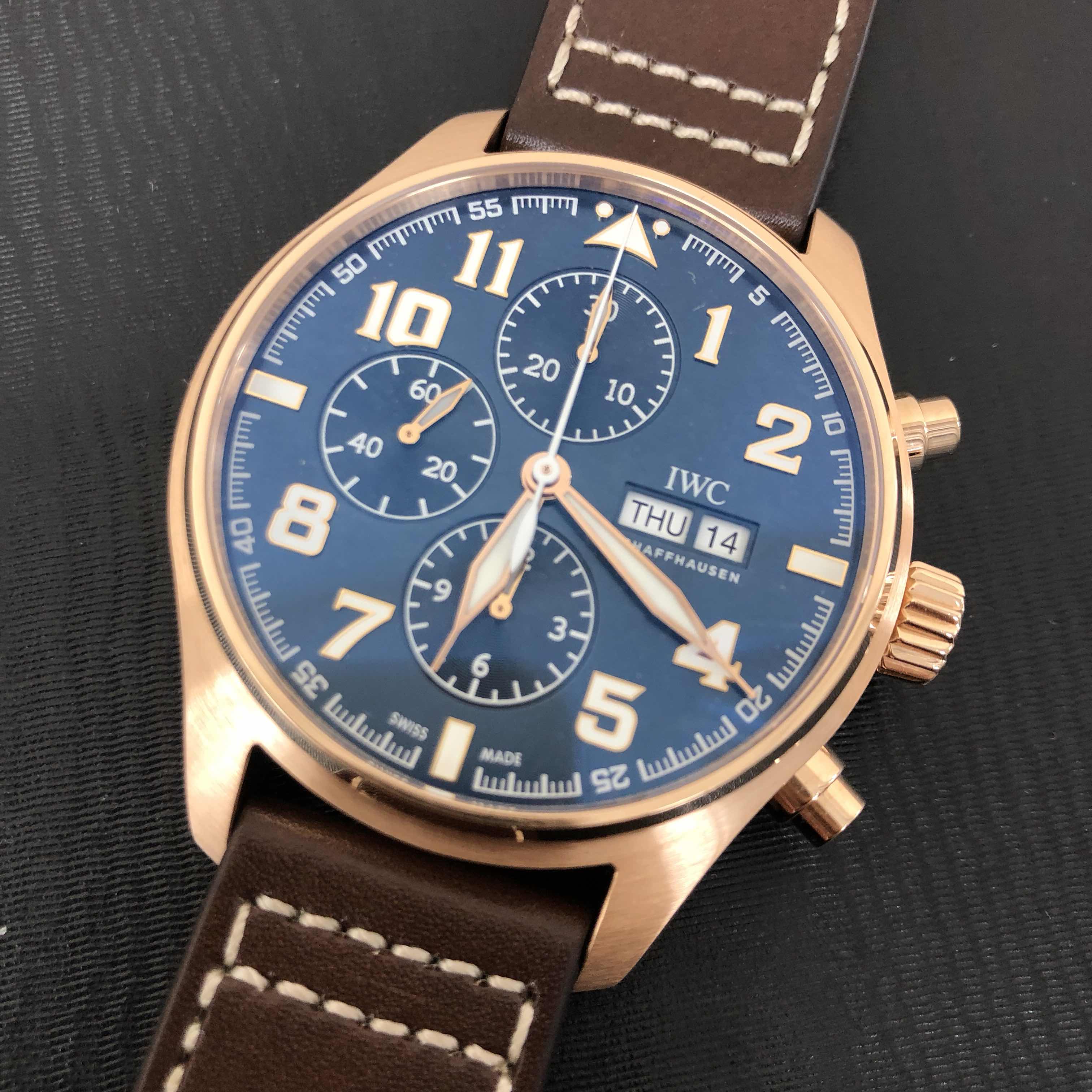 IWC IW377721 PILOTS Automatic 18kt Rose Gold