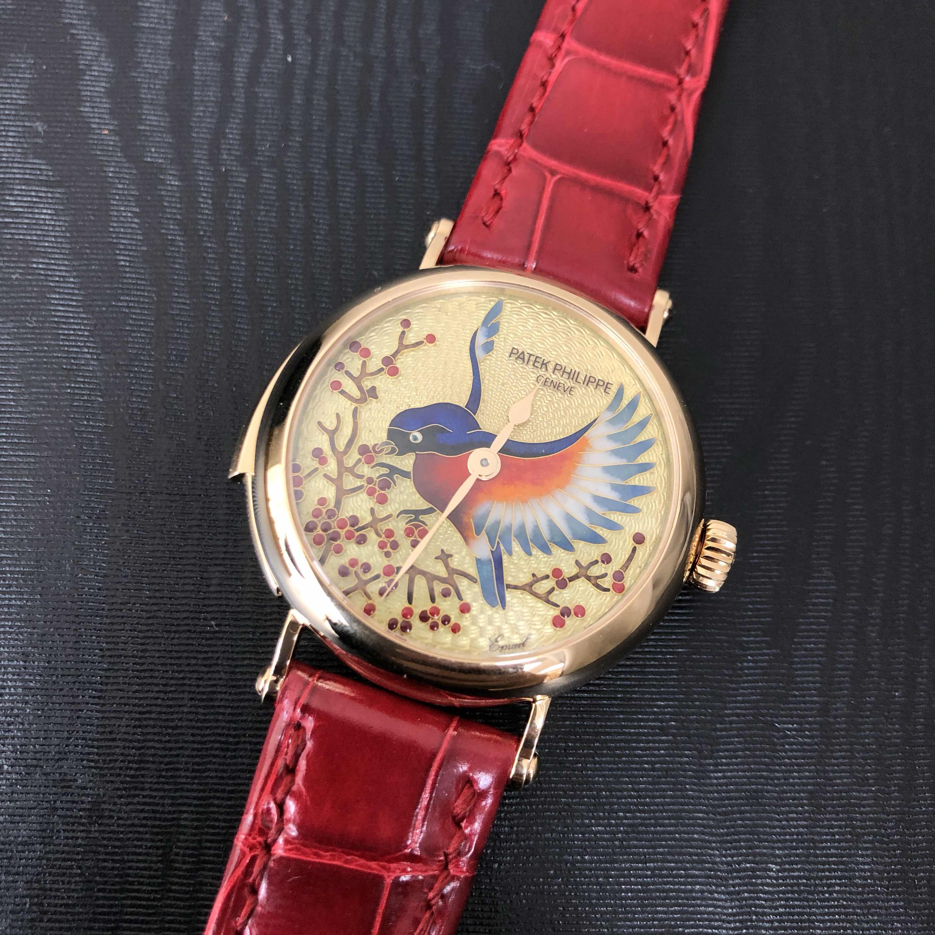 Patek Philippe 7000/50R-001 RARE HANDCRAFTS Automatic 18kt Rose Gold