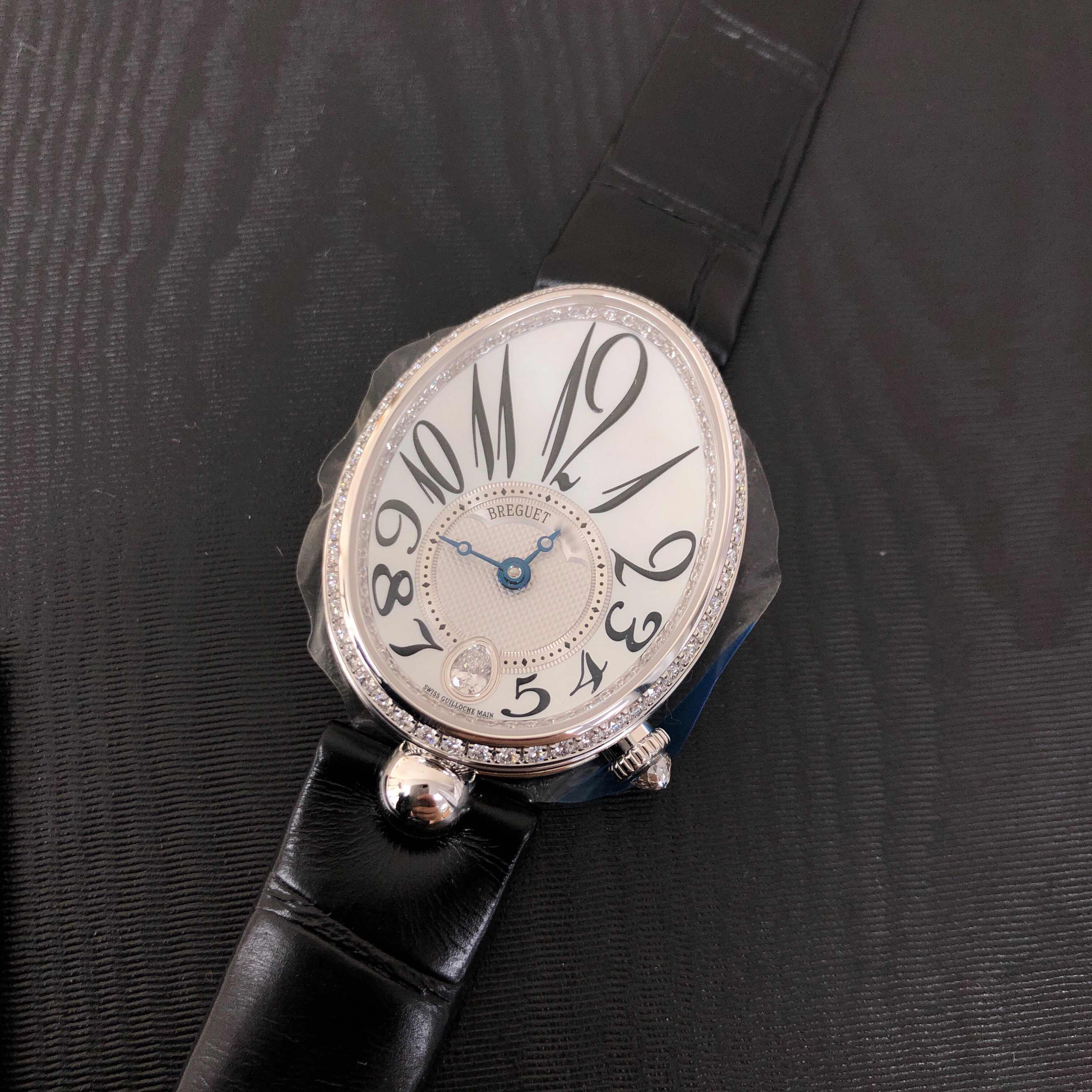 Breguet 8918BB/58/964/D00D REINE DE NAPLES Automatic 18kt White Gold & Diamond