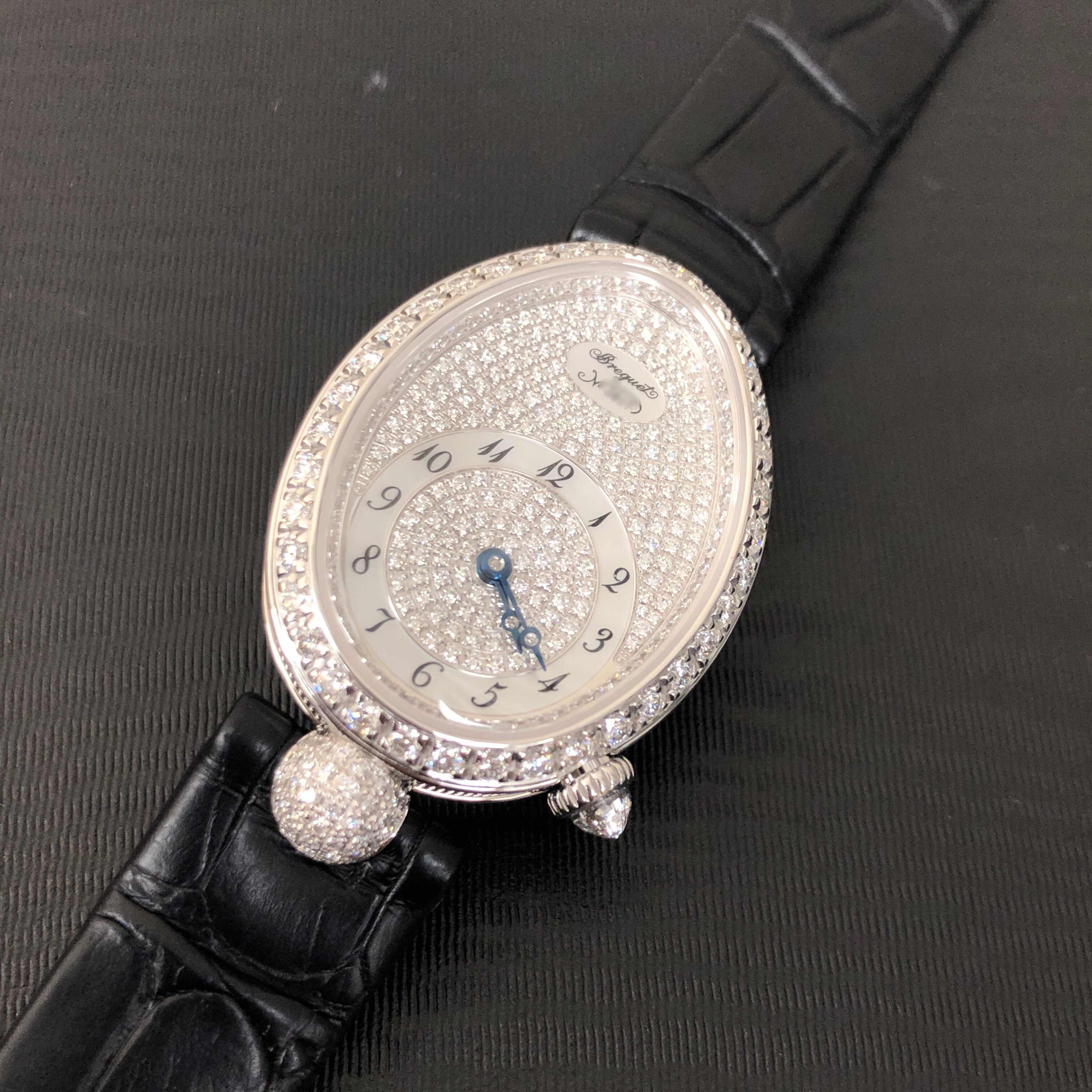 Breguet 8928BB/8D/944/DD0D REINE DE NAPLES Automatic 18kt White Gold & Diamond