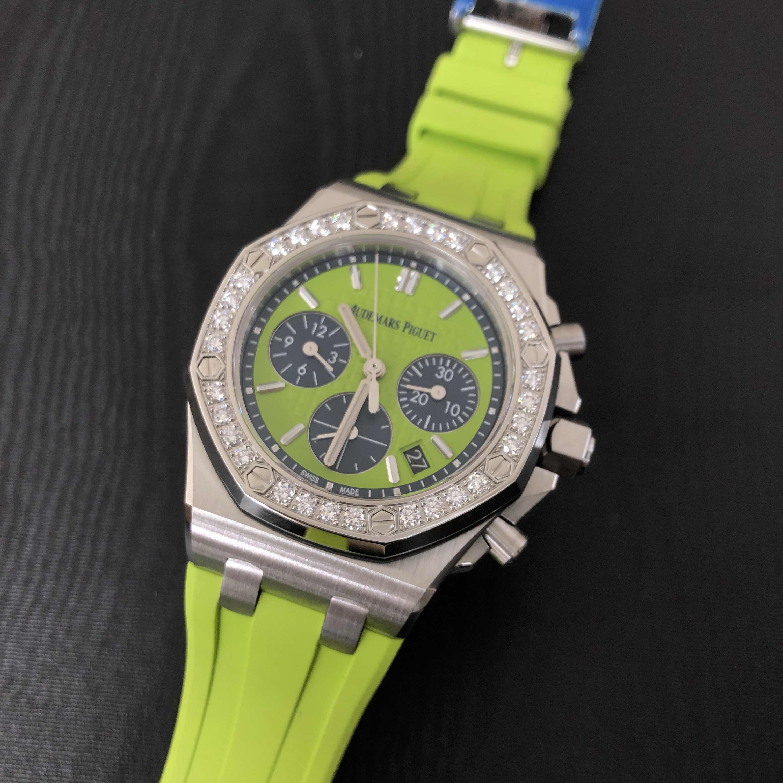 Audemars Piguet 26231ST.ZZ.D038CA.01 ROYAL OAK OFFSHORE Automatic Stainless Steel & Diamonds