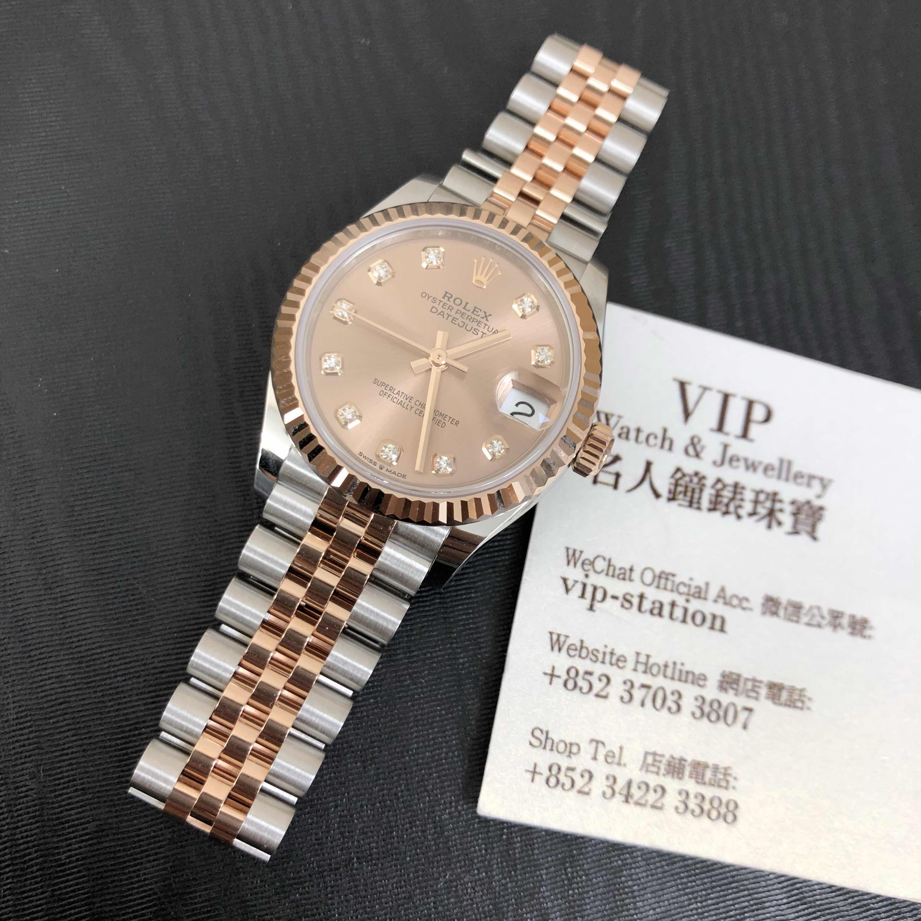 Rolex 278271-0024 DATEJUST Automatic 18kt Rose Gold & Steel