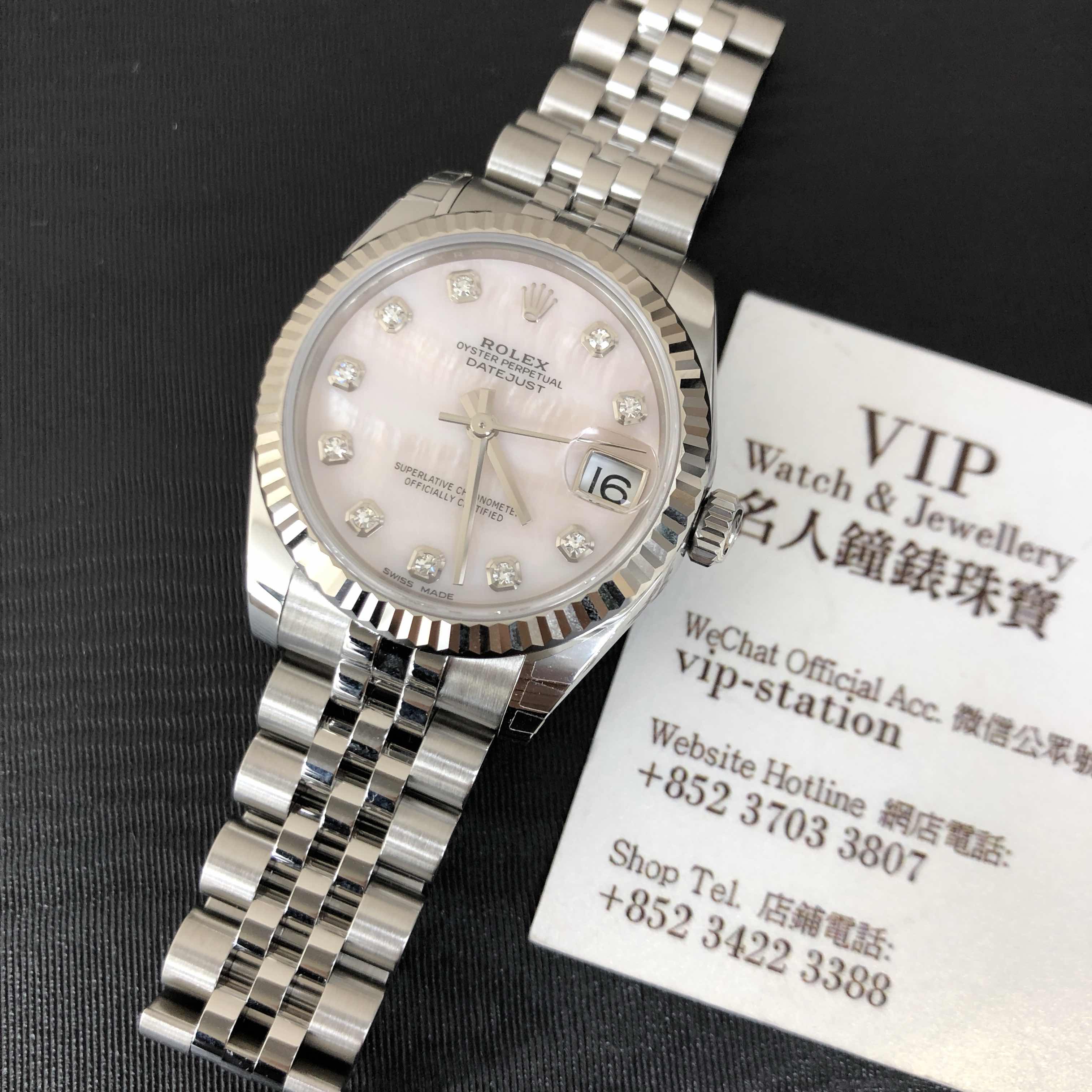 Rolex 178274-0043 DATEJUST Automatic 18kt White Gold & Steel