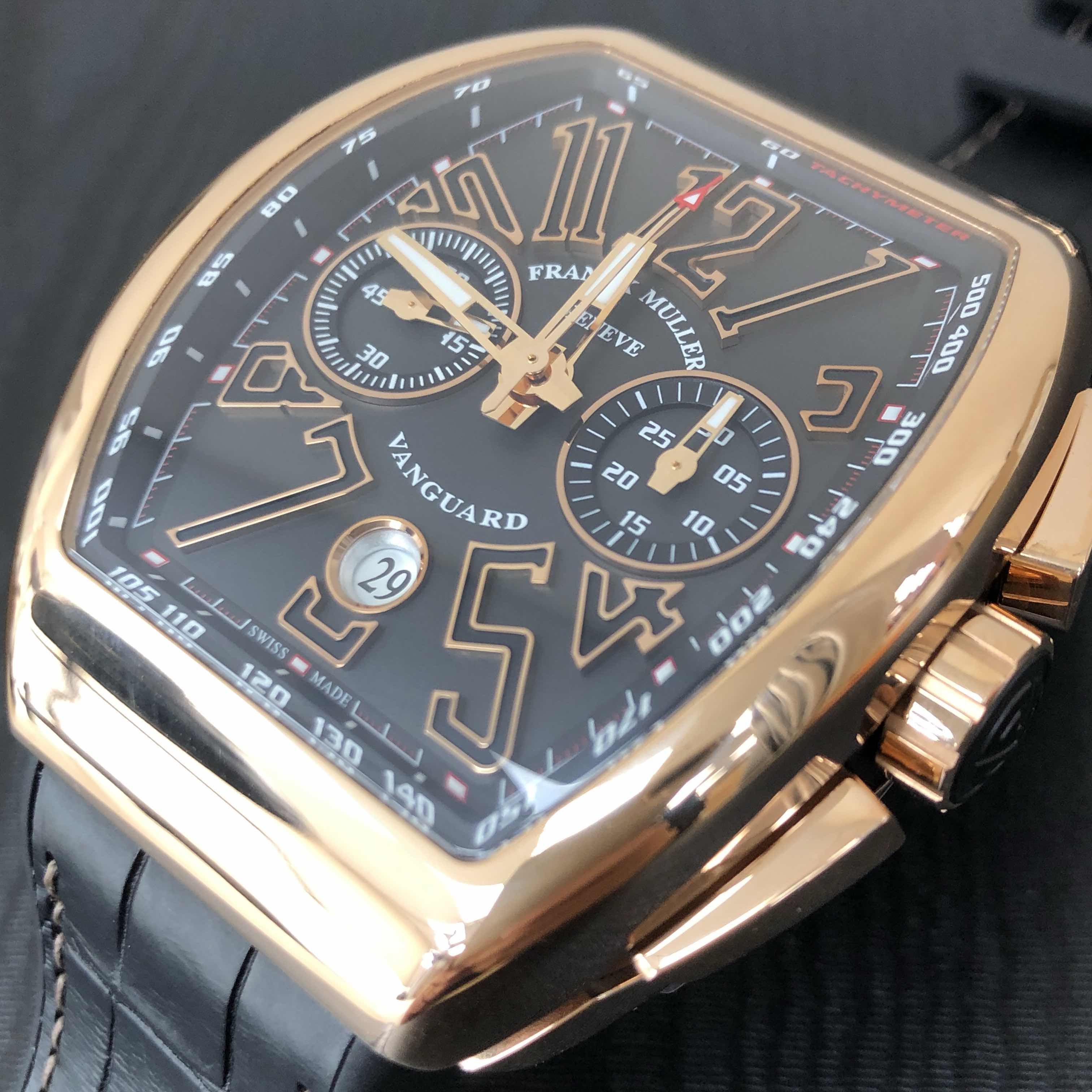 Franck Muller V 45 CC DT (5N.NR) VANGUARD Automatic 18kt Rose Gold