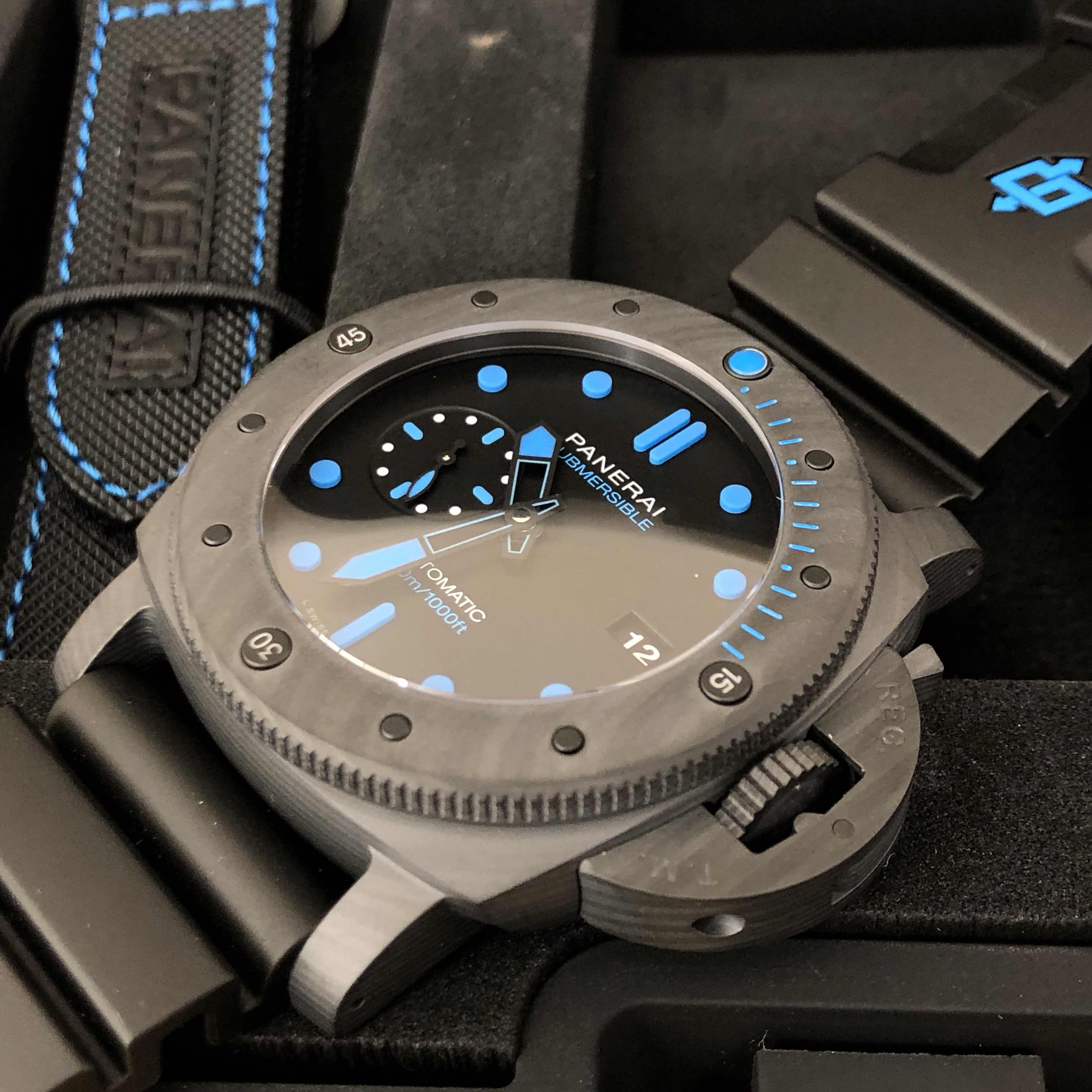 Panerai PAM01616 DIVERS Automatic Carbon Fiber