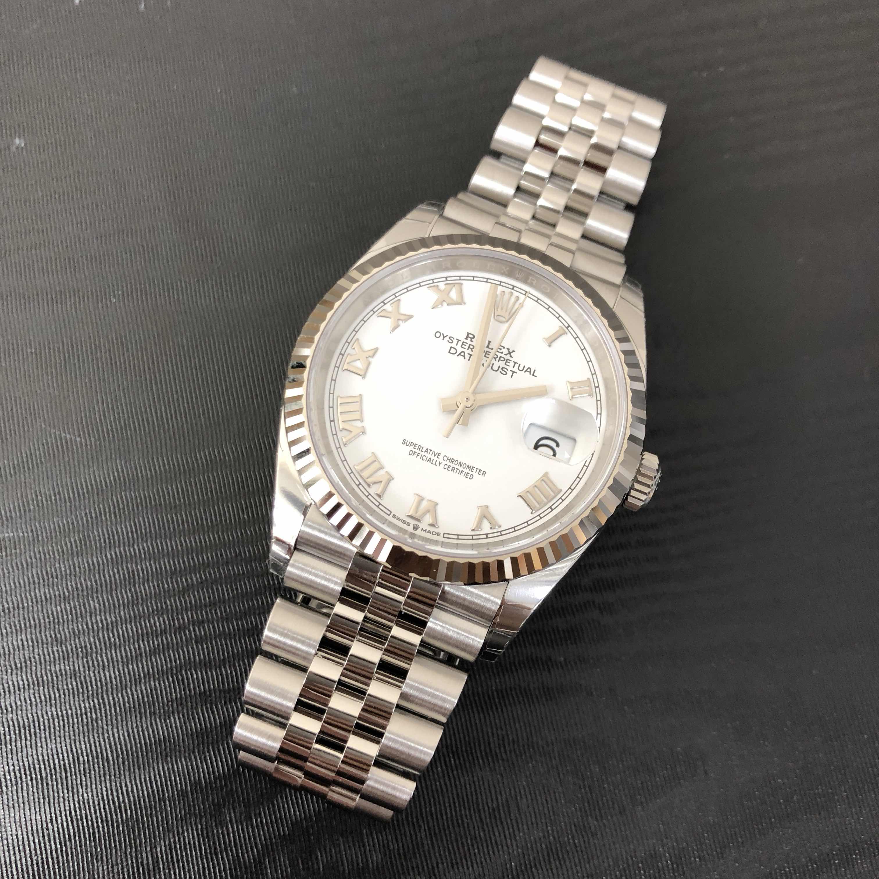 Rolex 126234-0025 DATEJUST Automatic 18kt White Gold & Steel