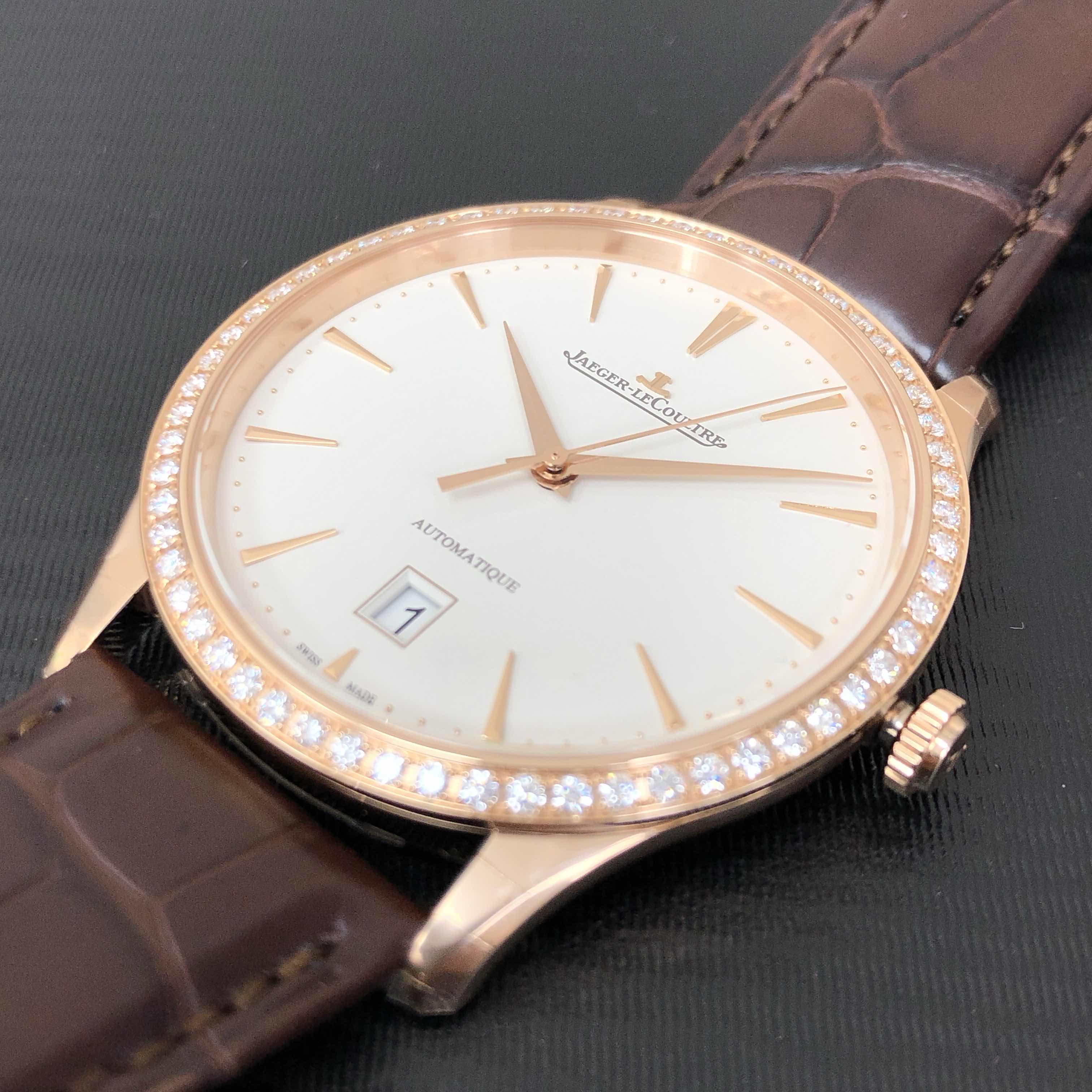 Jaeger-Lecoultre Q1232501 MASTER ULTRA THIN Automatic 18kt Rose Gold & Diamonds