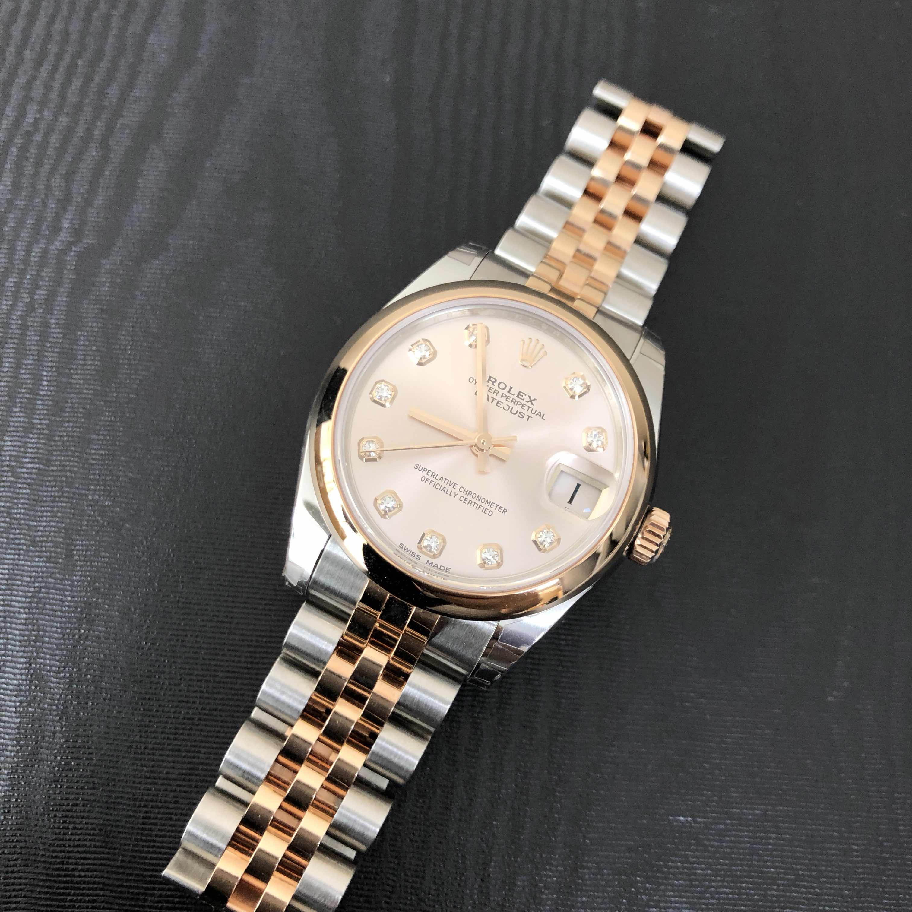 Rolex 178241G DATEJUST Automatic 18kt Rose Gold & Steel