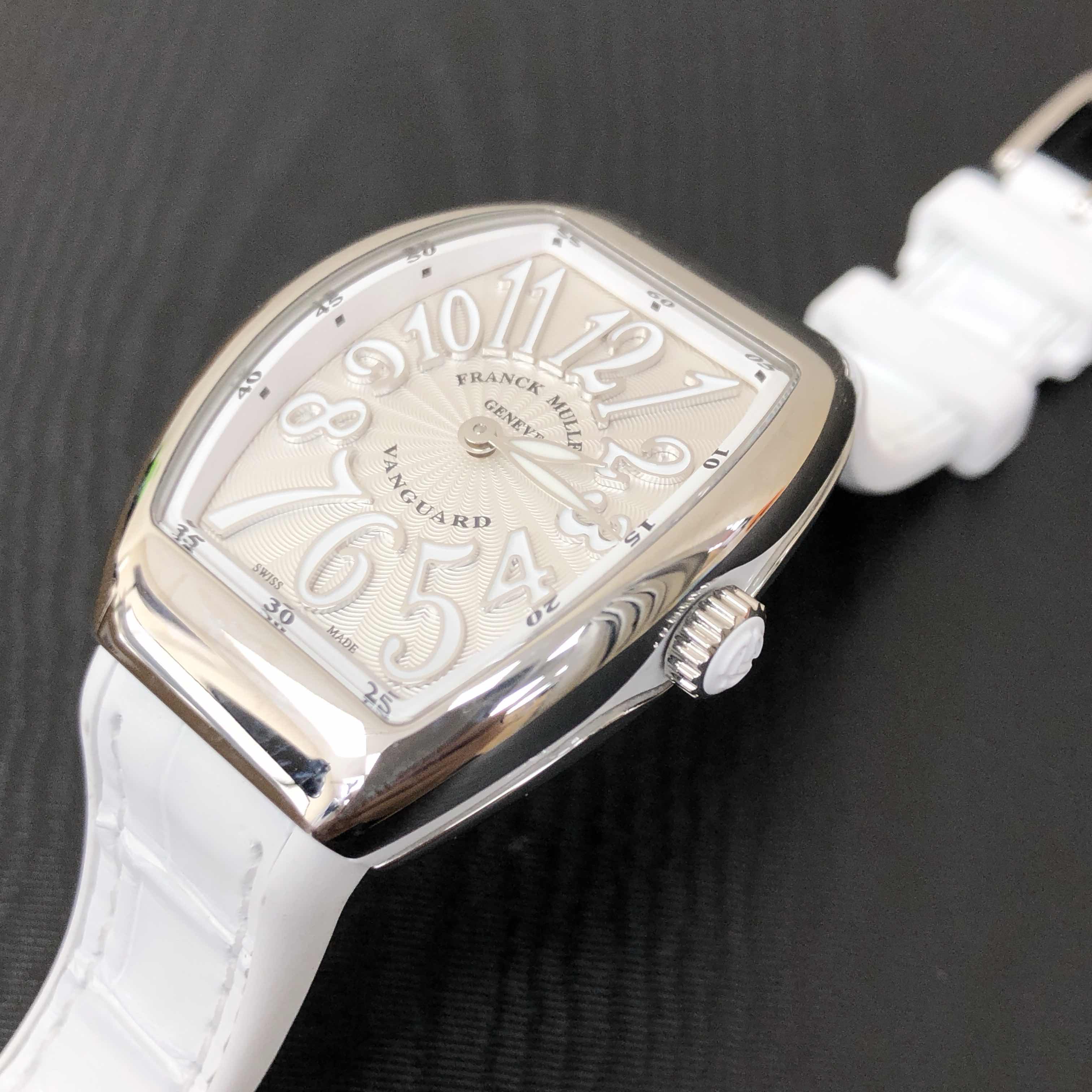 Franck Muller V 29 QZ (AC.BC) VANGUARD Quartz Stainless Steel