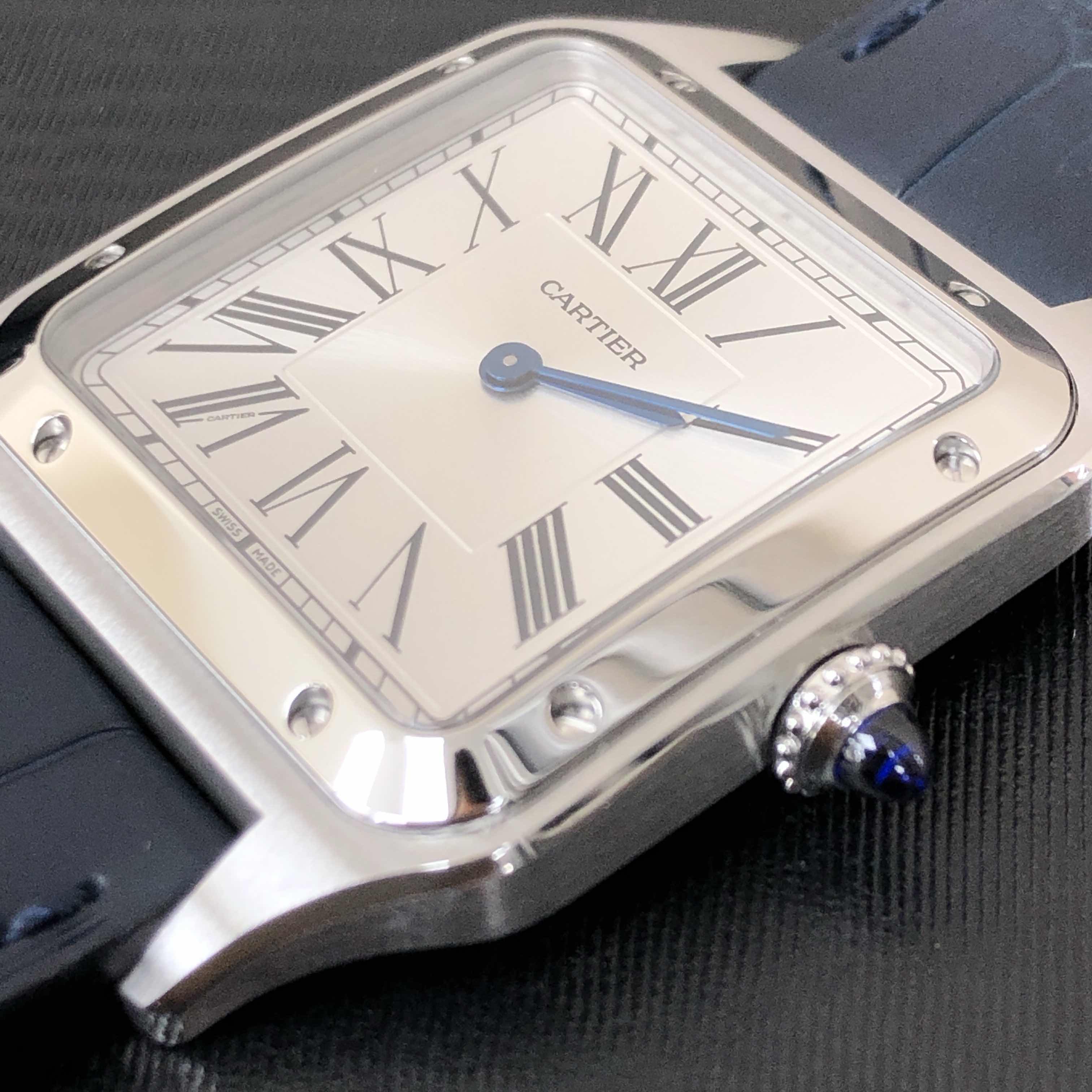Cartier WSSA0022 SANTOS Quartz Stainless Steel