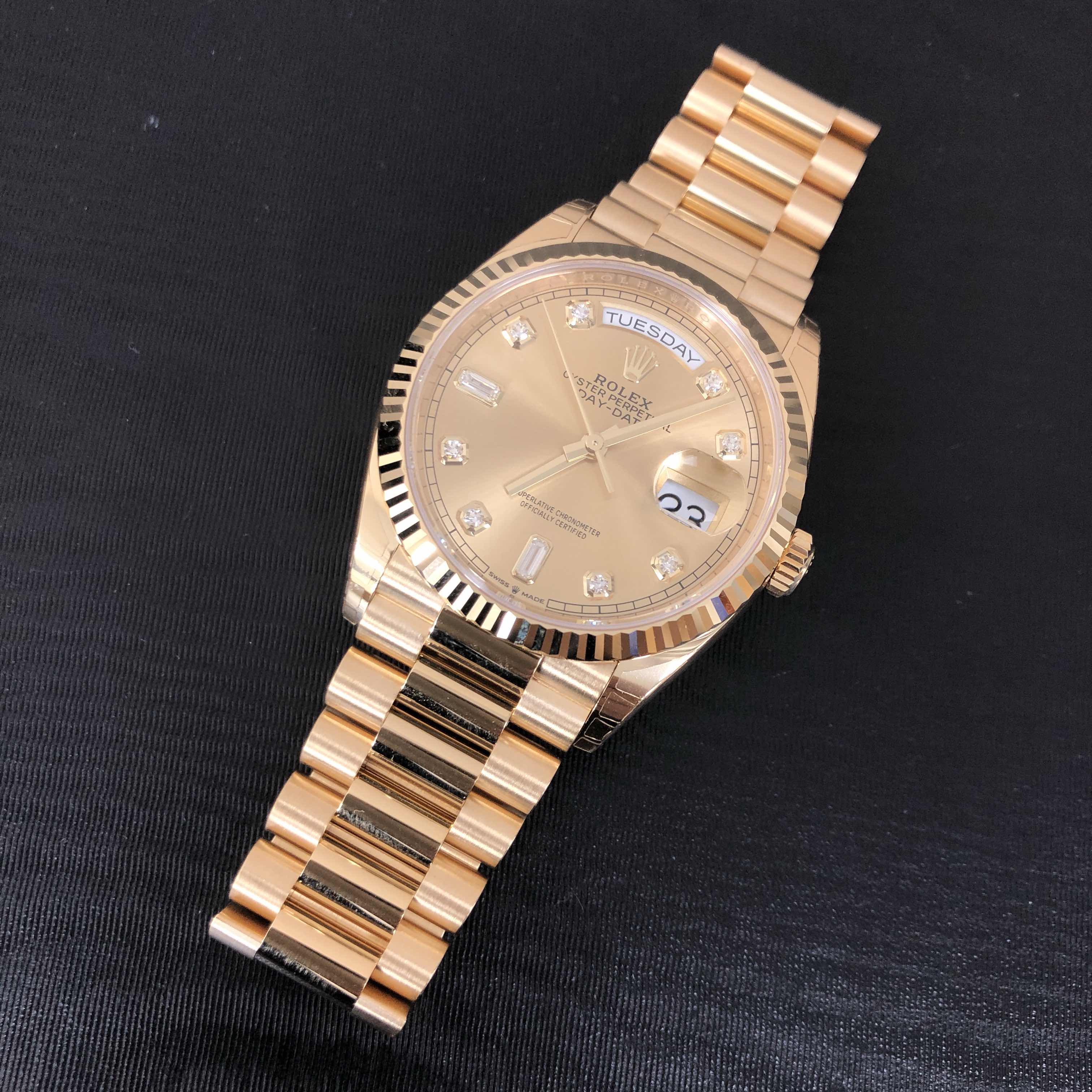 Rolex 128238-0008 DAY-DATE Automatic 18kt Yellow Gold
