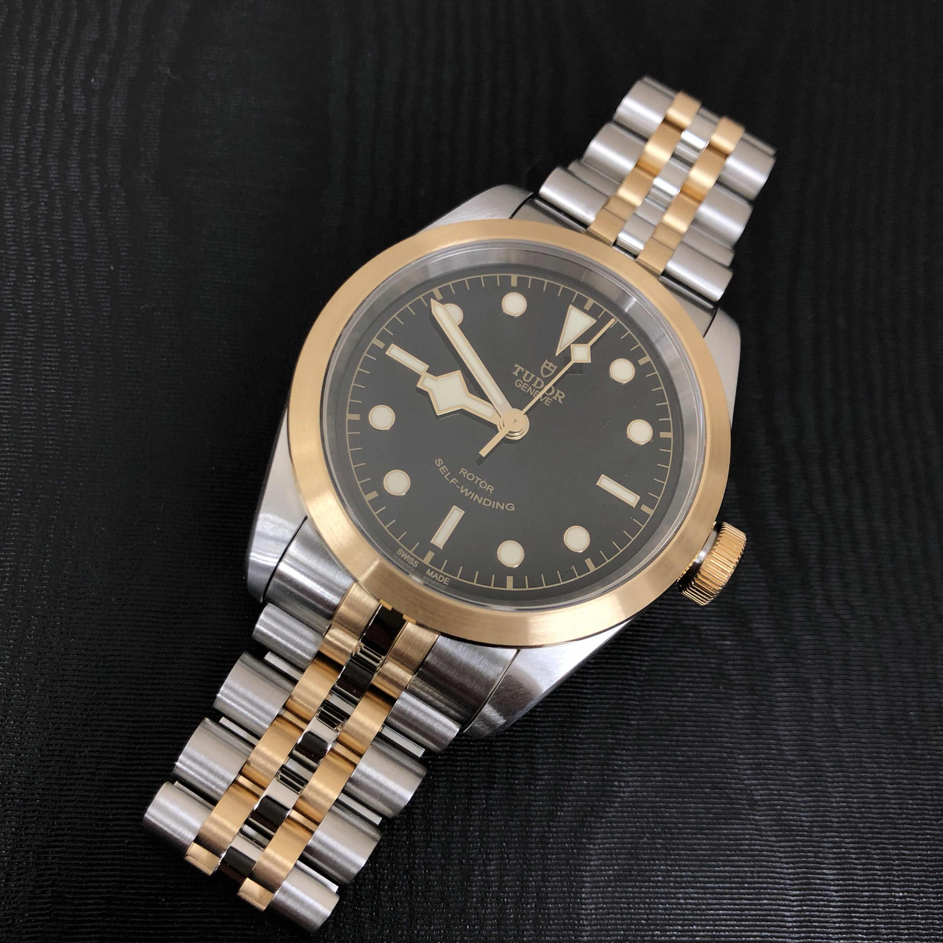 Tudor 79543BK BLACK BAY Automatic Gold & Steel