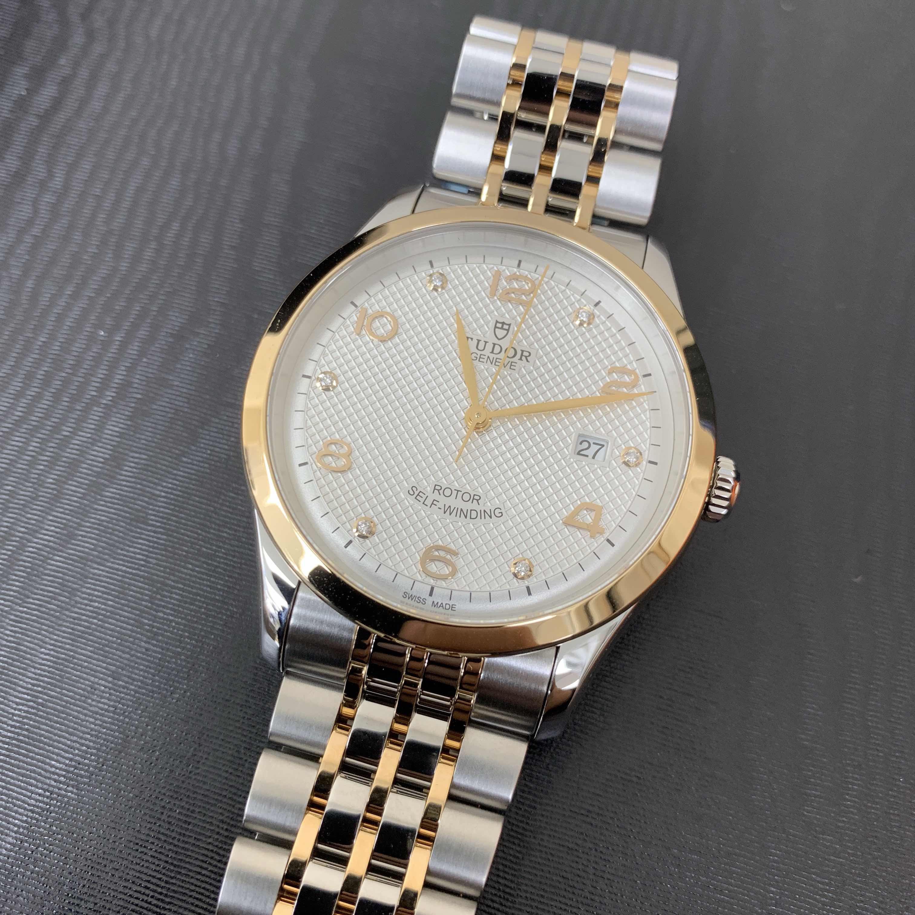Tudor 91651-67071-6DI-SV 1926 Automatic 18kt Rose Gold & Steel