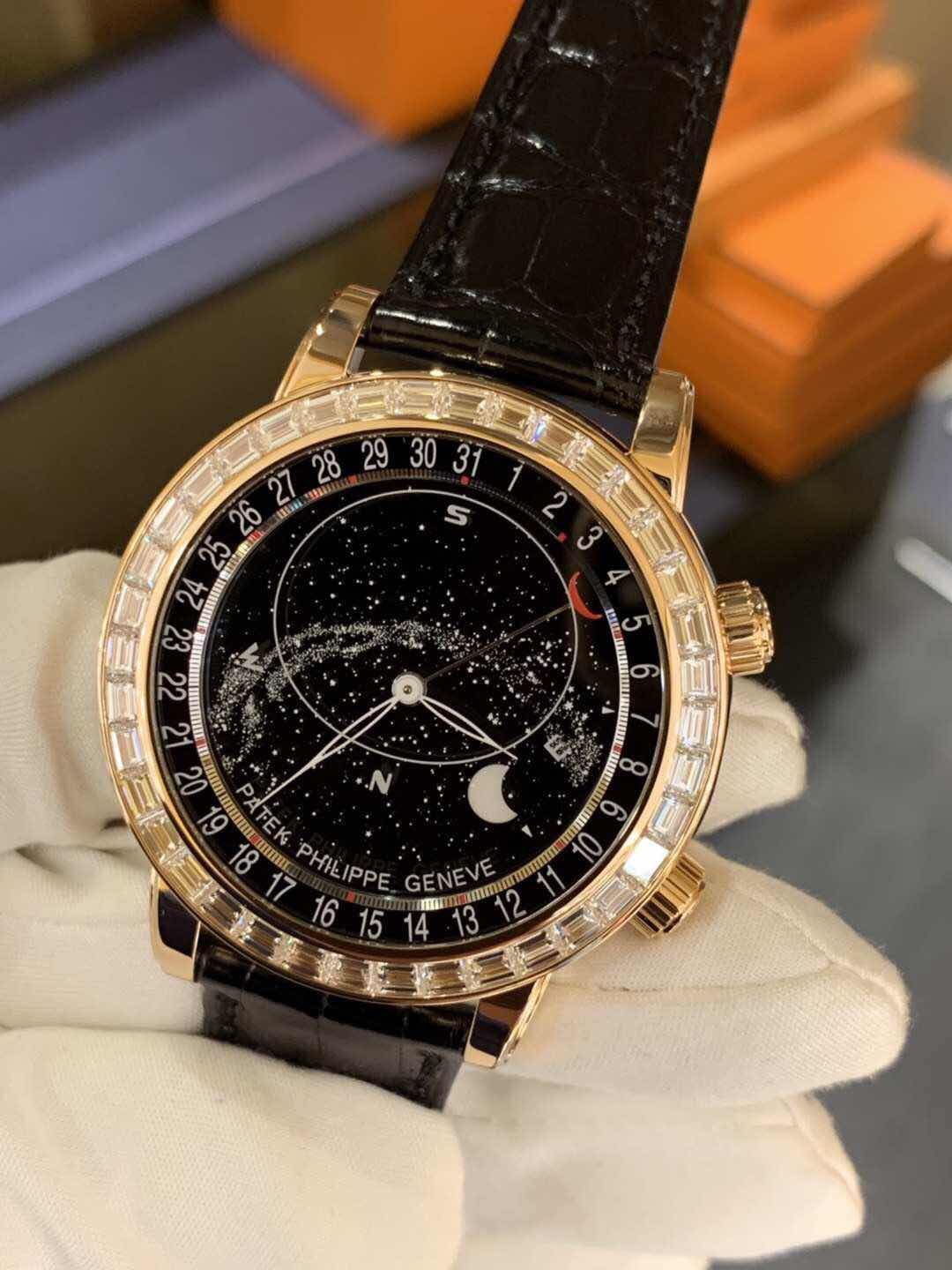Patek Philippe 6104R-001 GRAND COMPLICATIONS Automatic 18kt Rose Gold & Diamonds