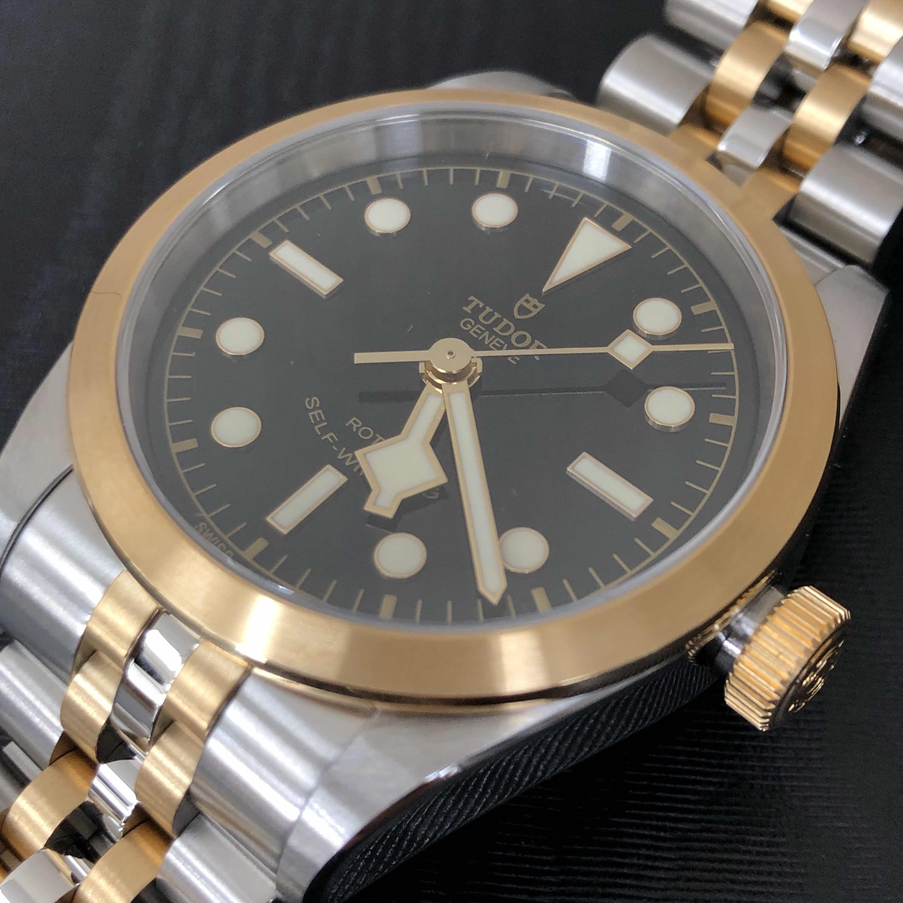 Tudor 79503BK BLACK BAY Automatic 18kt Gold & Steel