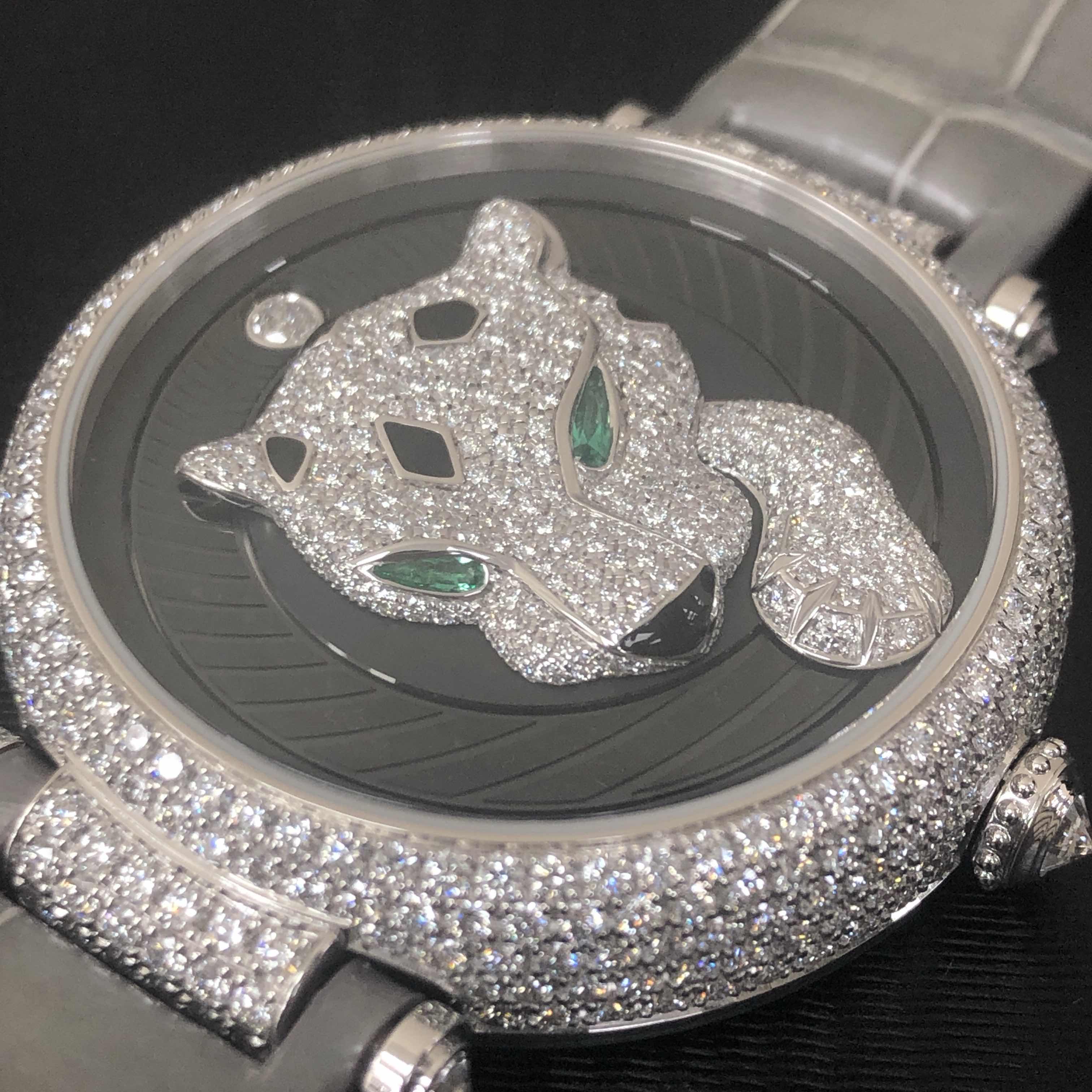 Cartier HPI01105 BESTIAIRE Automatic 18kt White Gold & Diamond