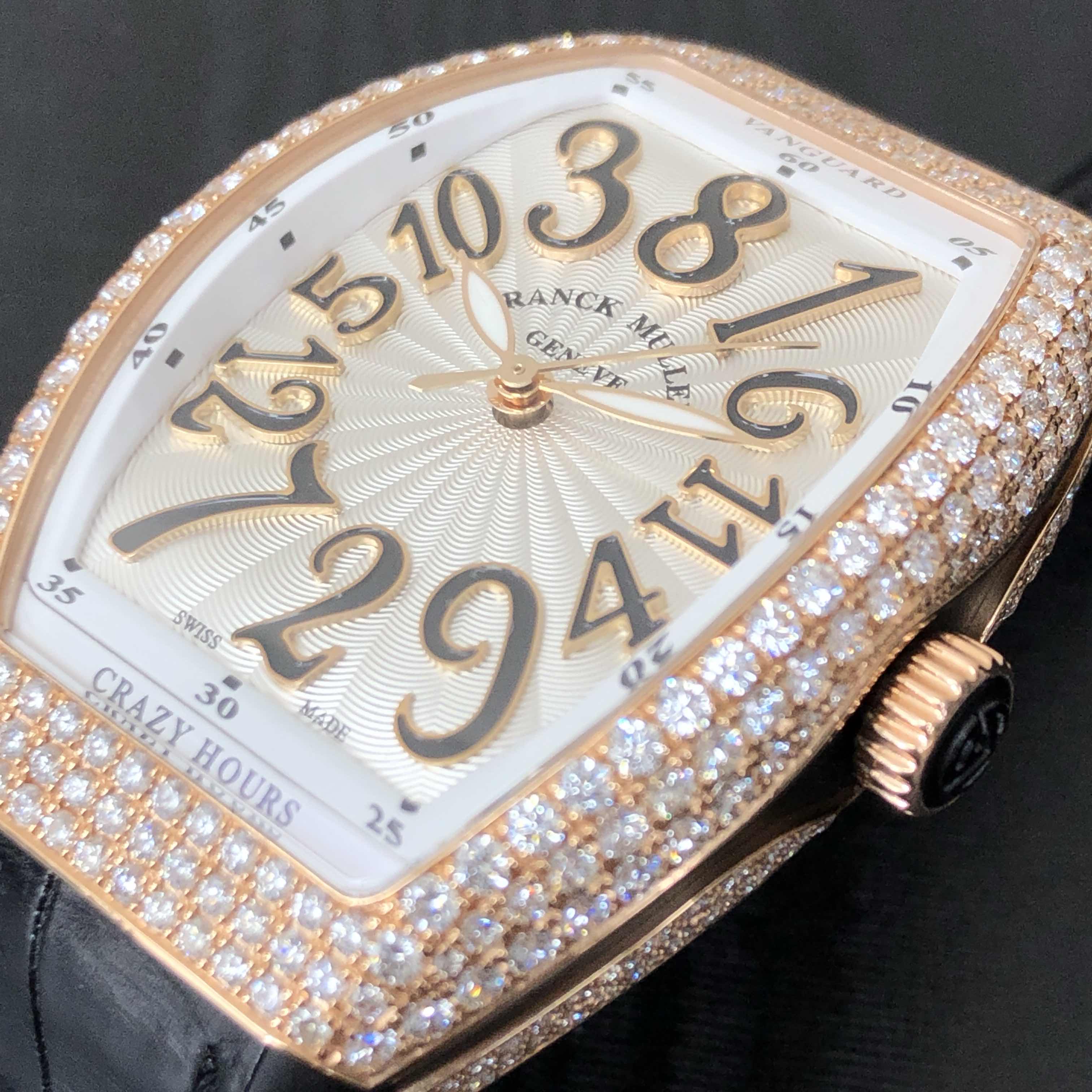 Franck Muller V 32 CH D (5N.NR) VANGUARD Automatic 18kt Rose Gold & Steel