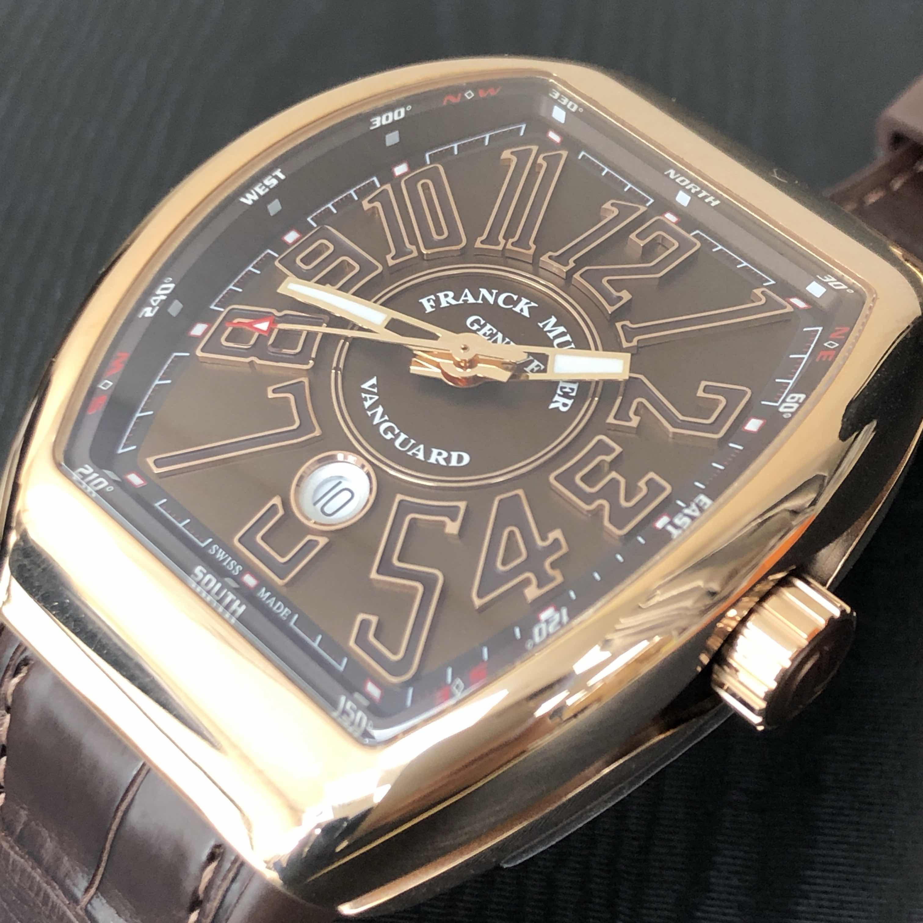 Franck Muller V 45 SC DT (5N.BN) VANGUARD Automatic 18kt Rose Gold