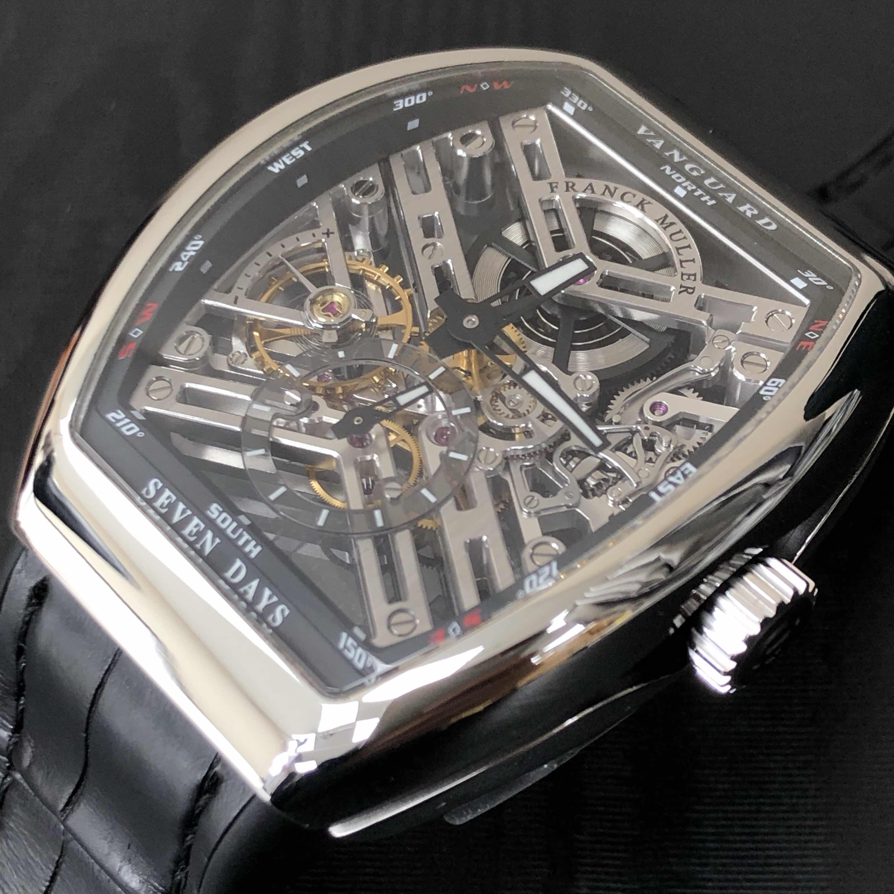 Franck Muller V 41 S6 SQT (AC.NR) VANGUARD Manual Wind Stainless Steel