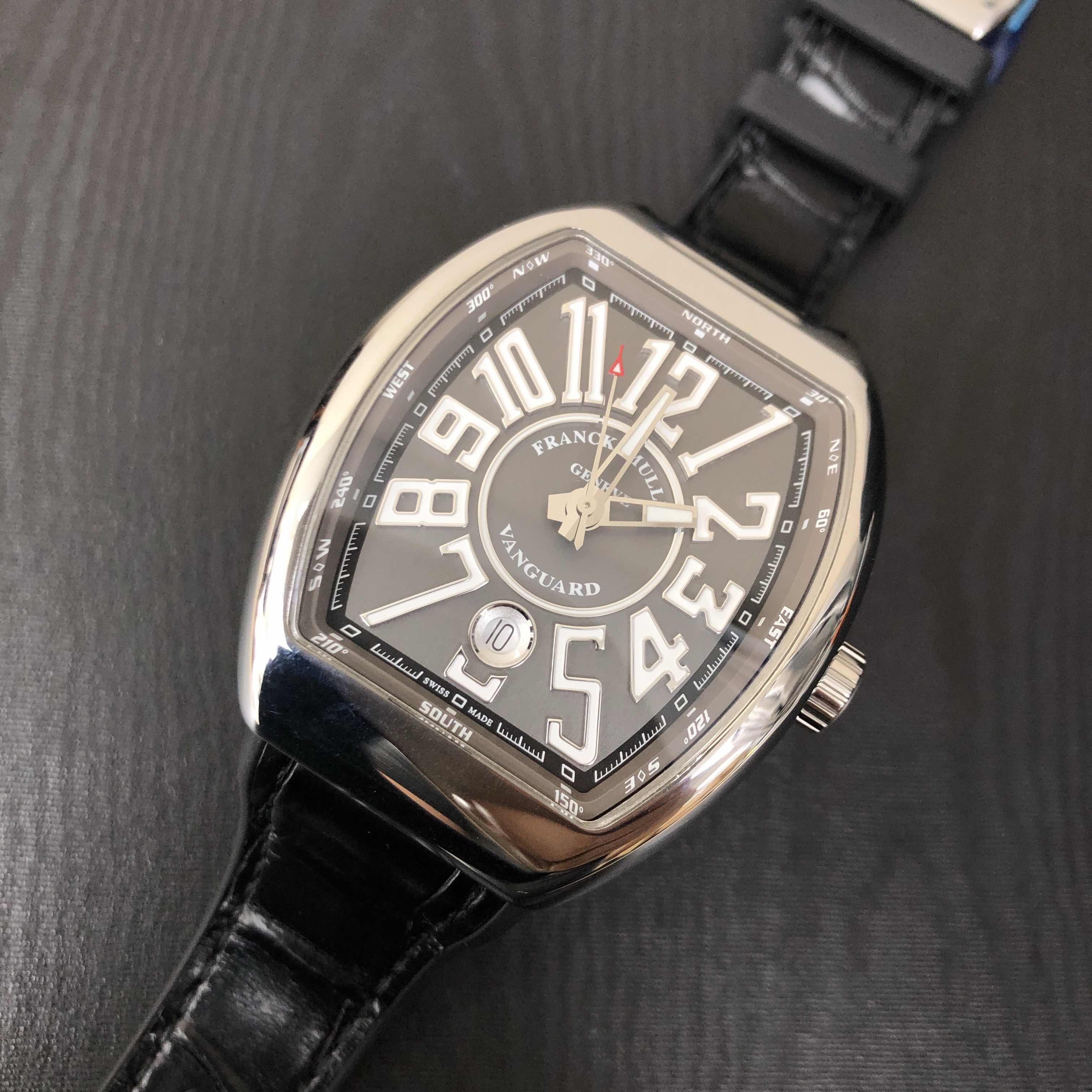 Franck Muller V 41 SC DT (AC.TT) VANGUARD Automatic Stainless Steel