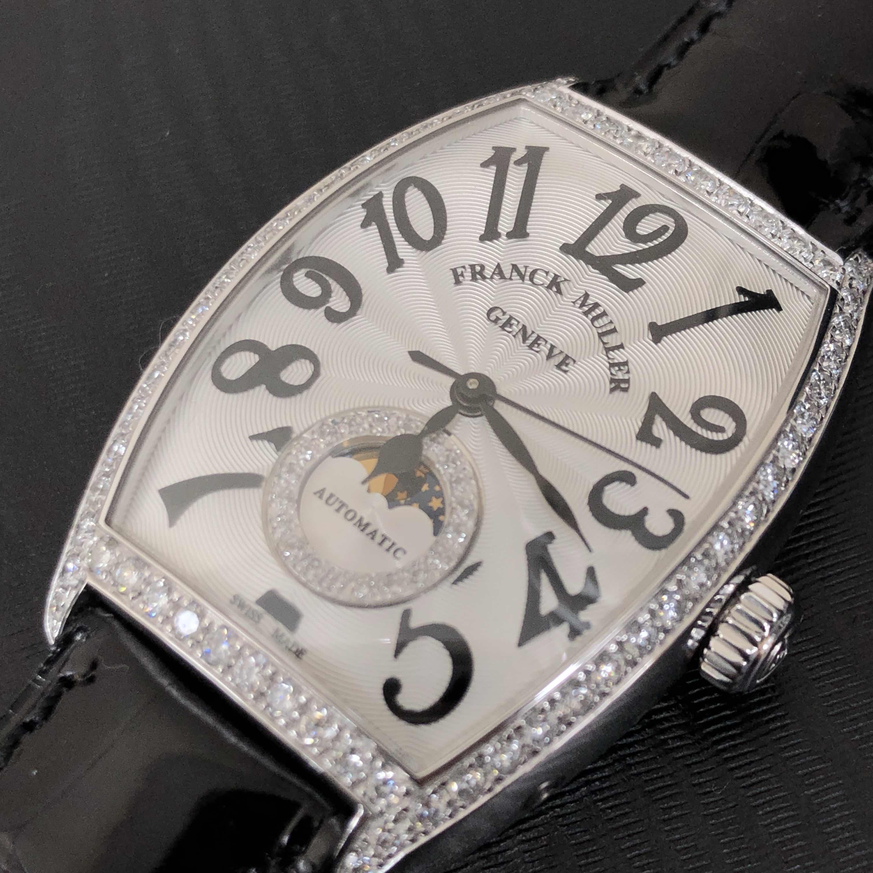 Franck Muller 2850 SC AT FO L D 1R CD 1R (AC) GENEVE Automatic Stainless Steel & Diamonds