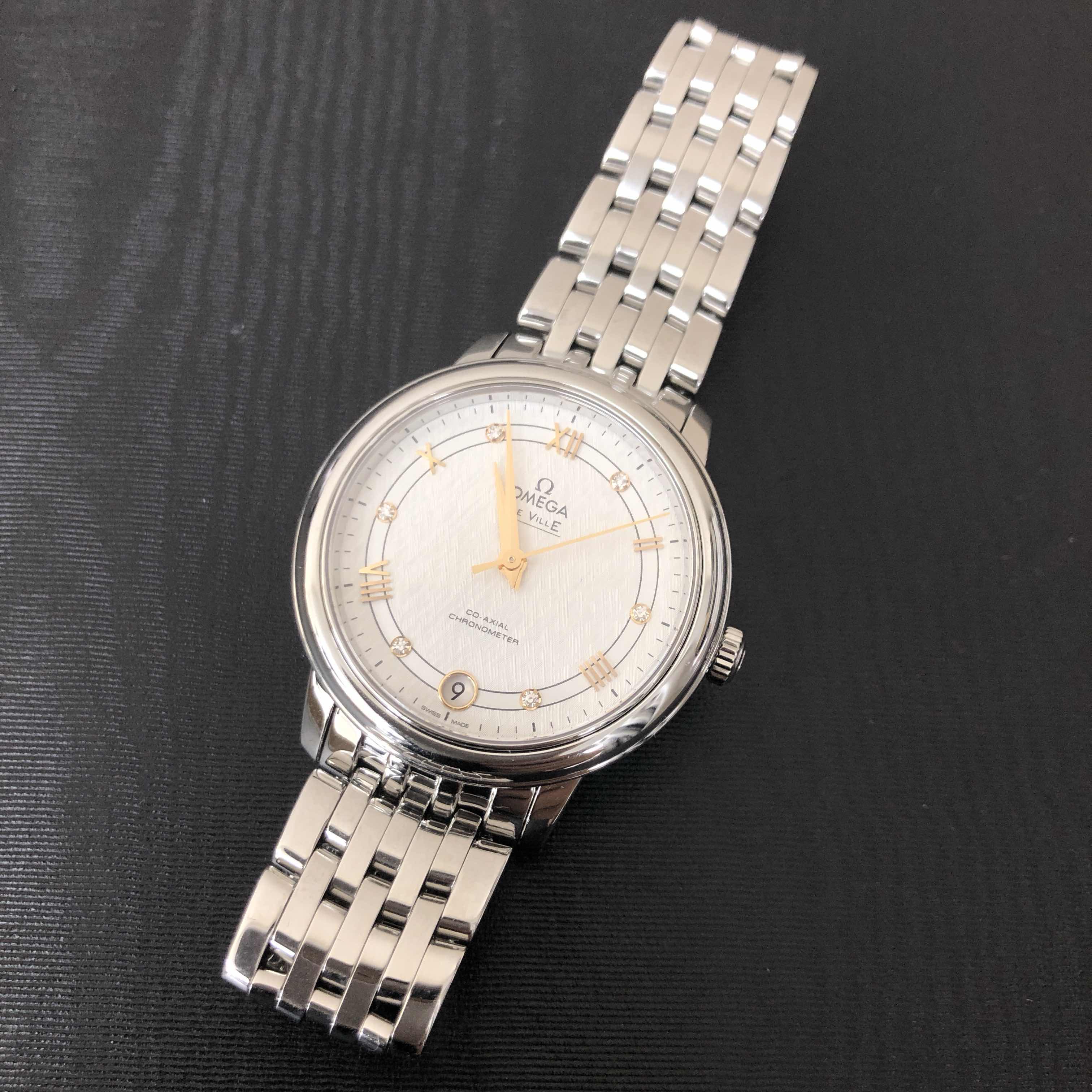 Omega 424.10.33.20.52.001 DE VILLE Automatic Stainless Steel