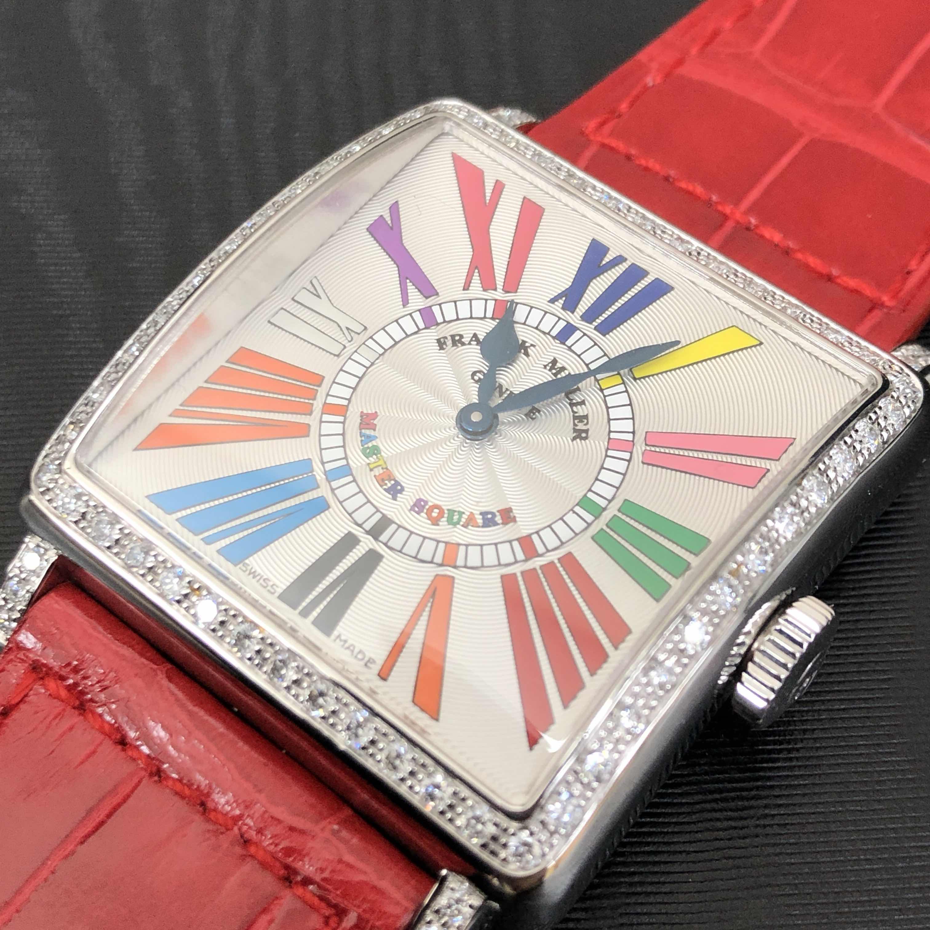 Franck Muller 6002 H QZ D 1R COL DRM (AC) COLOR DREAMS Quartz Stainless Steel & Diamonds