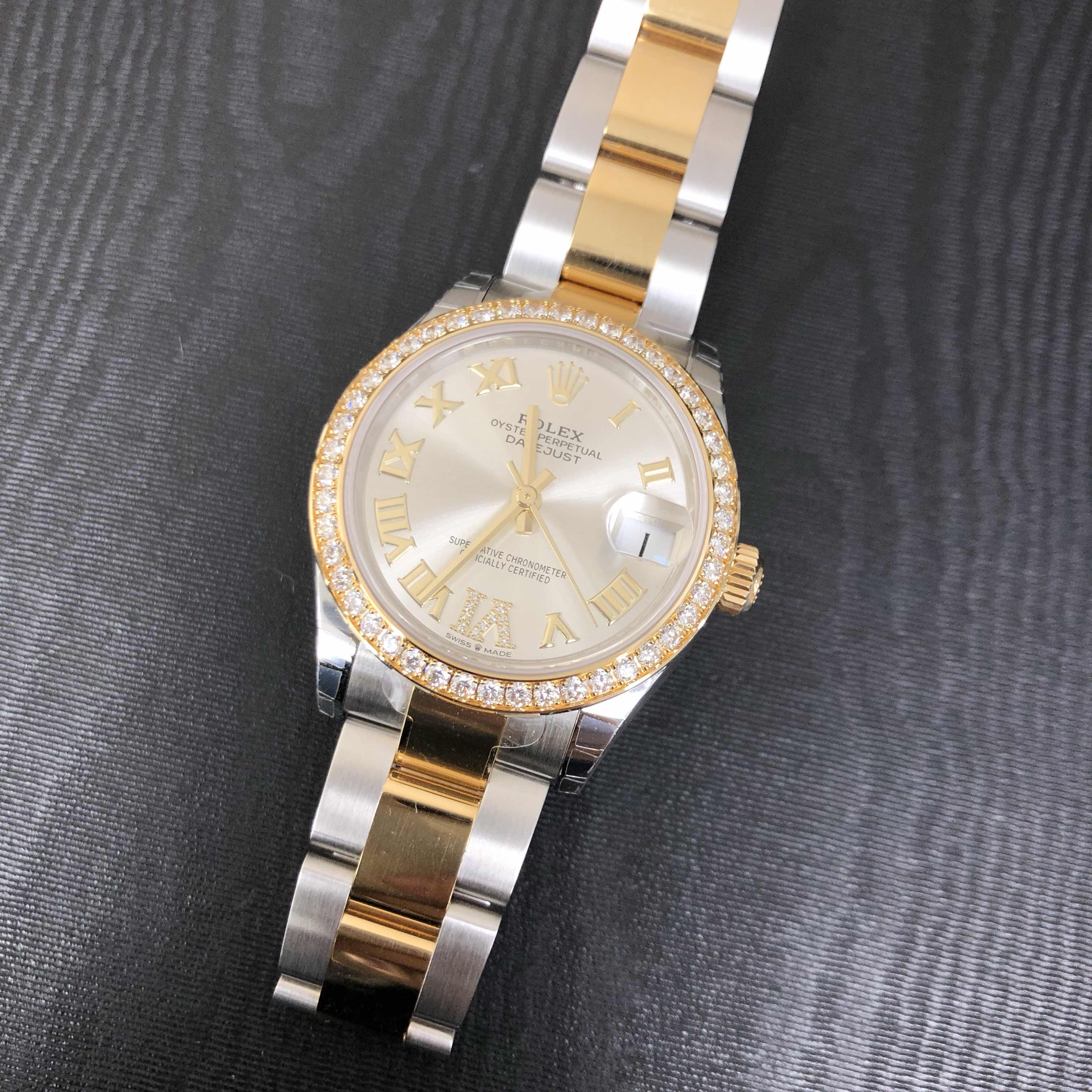 Rolex 278383RBR-0003 DATEJUST Automatic 18kt Gold & Diamond & Steel