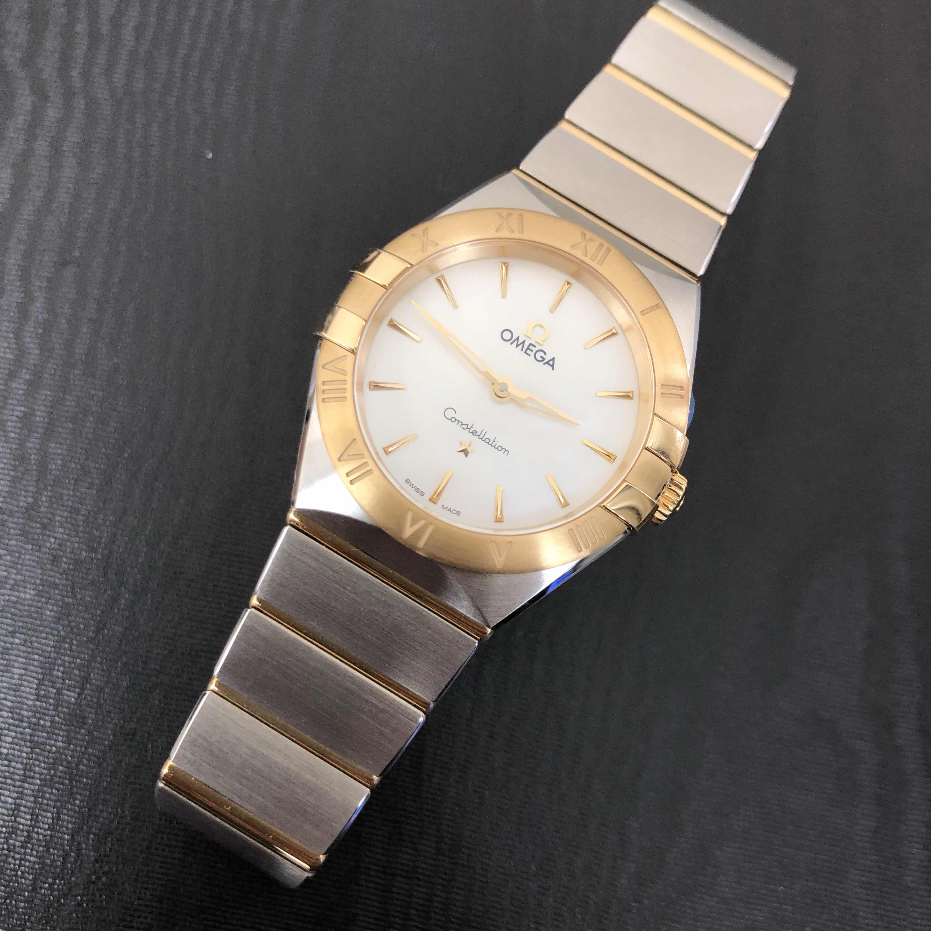 Omega 131.20.28.60.05.002 CONSTELLATION Quartz 18kt Gold & Steel