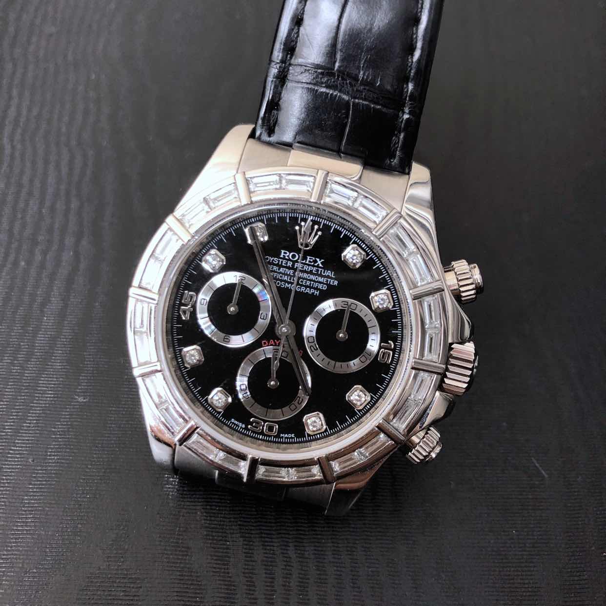 Rolex 116589BR DAYTONA Automatic 18kt White Gold & Diamond