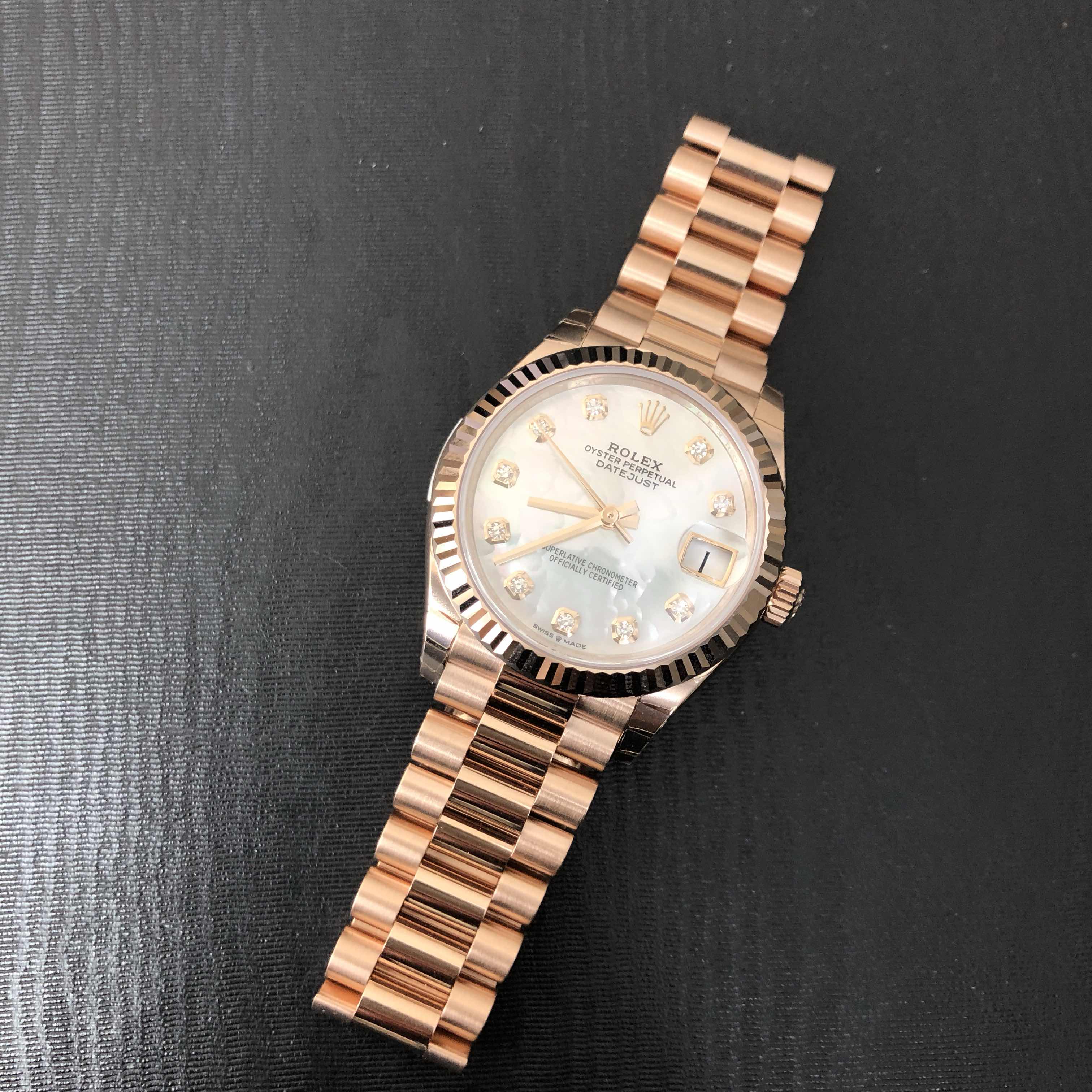 Rolex 278275-0009 DATEJUST Automatic 18kt Rose Gold