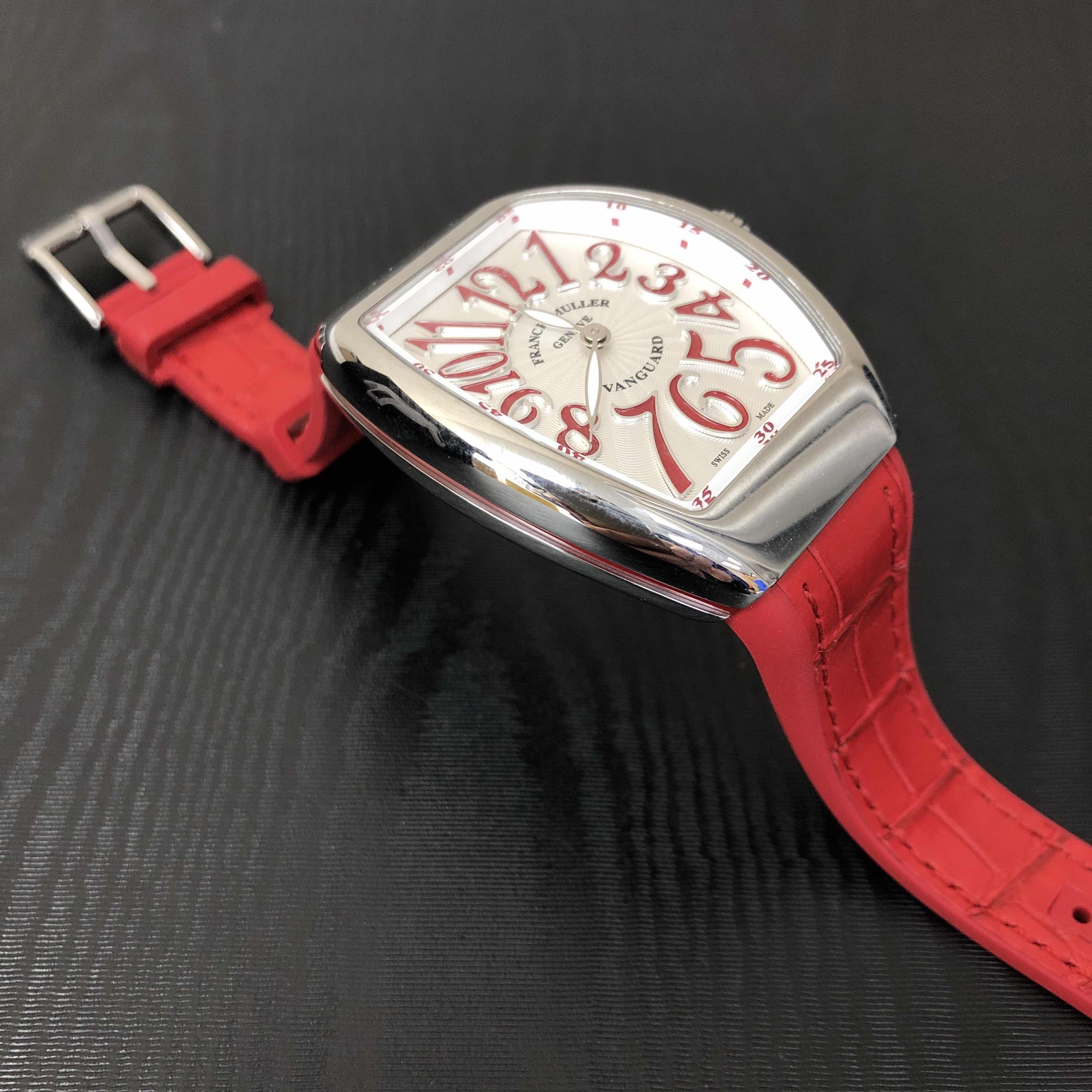 Franck Muller V 35 QZ (AC.RG) VANGUARD Quartz Stainless Steel