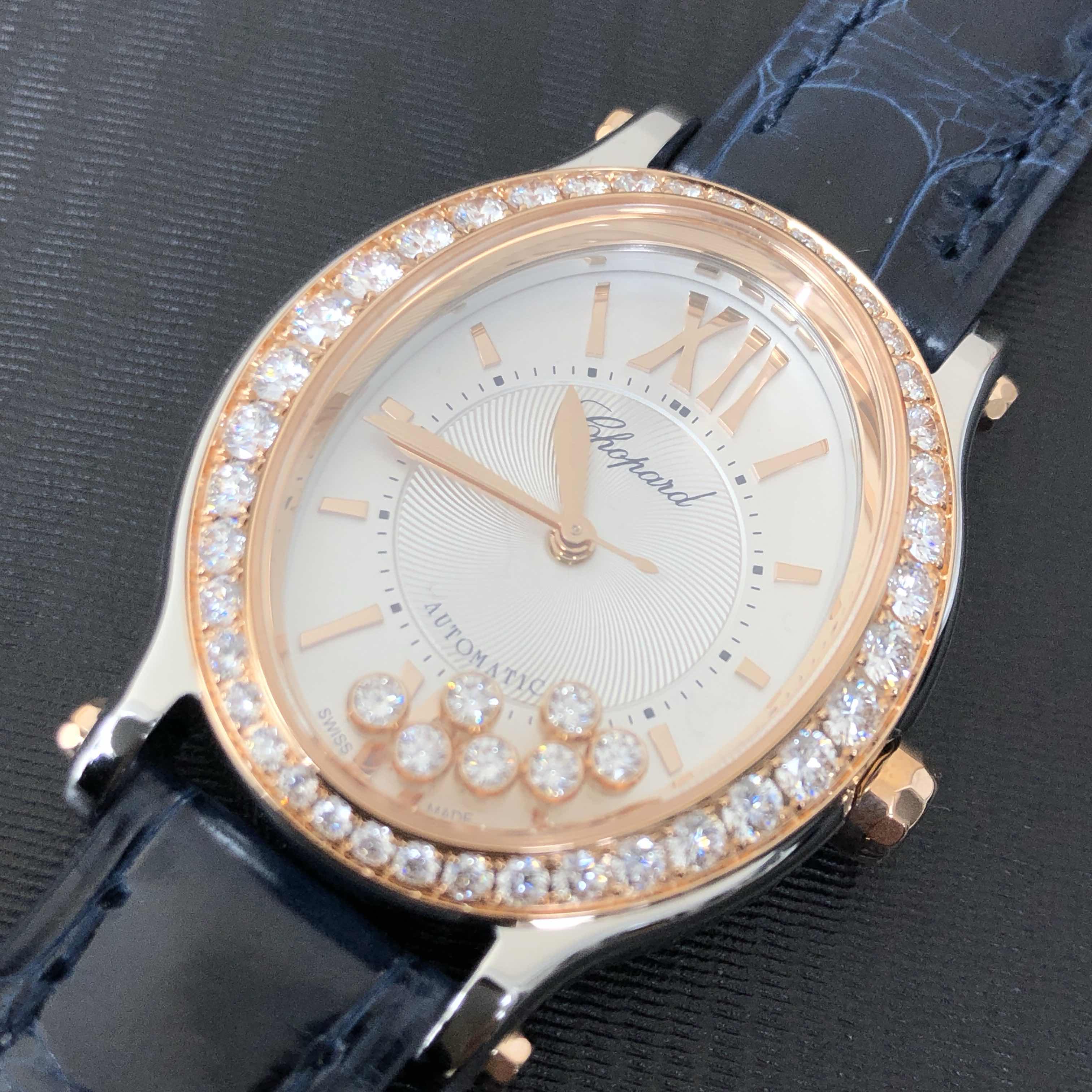 Chopard 278602-6003 HAPPY SPORT Automatic 18kt Rose Magic & Diamond