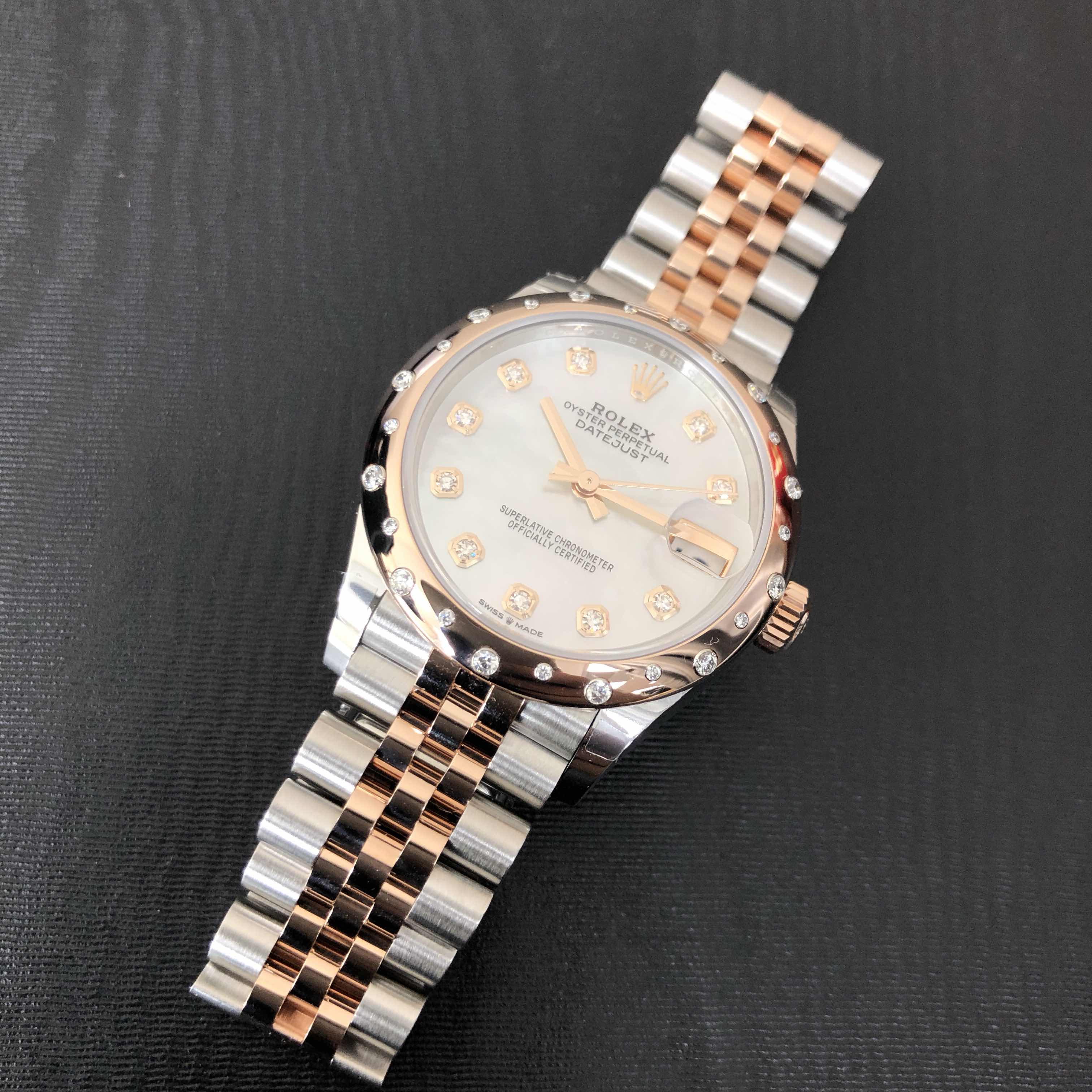 Rolex 278341RBR-0026 DATEJUST Automatic 18kt Rose Magic & Diamond