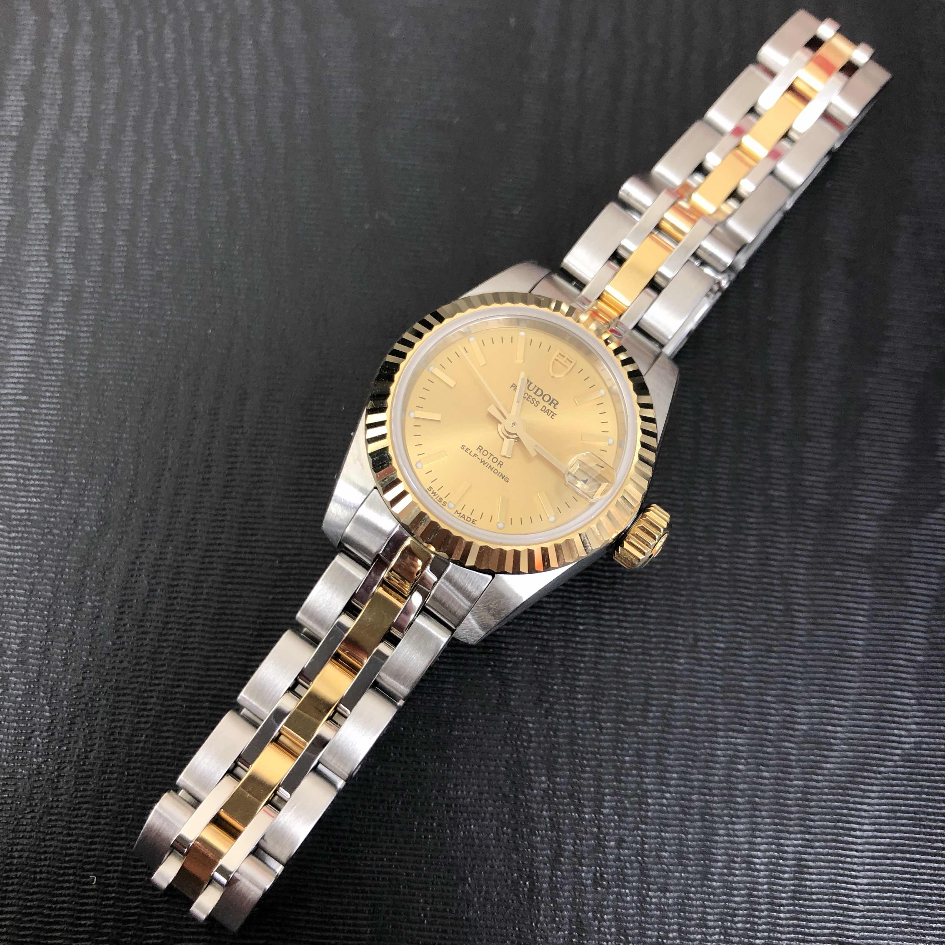 Tudor 92513-62423-CH PRINCESS DATE Automatic 18kt Gold & Steel
