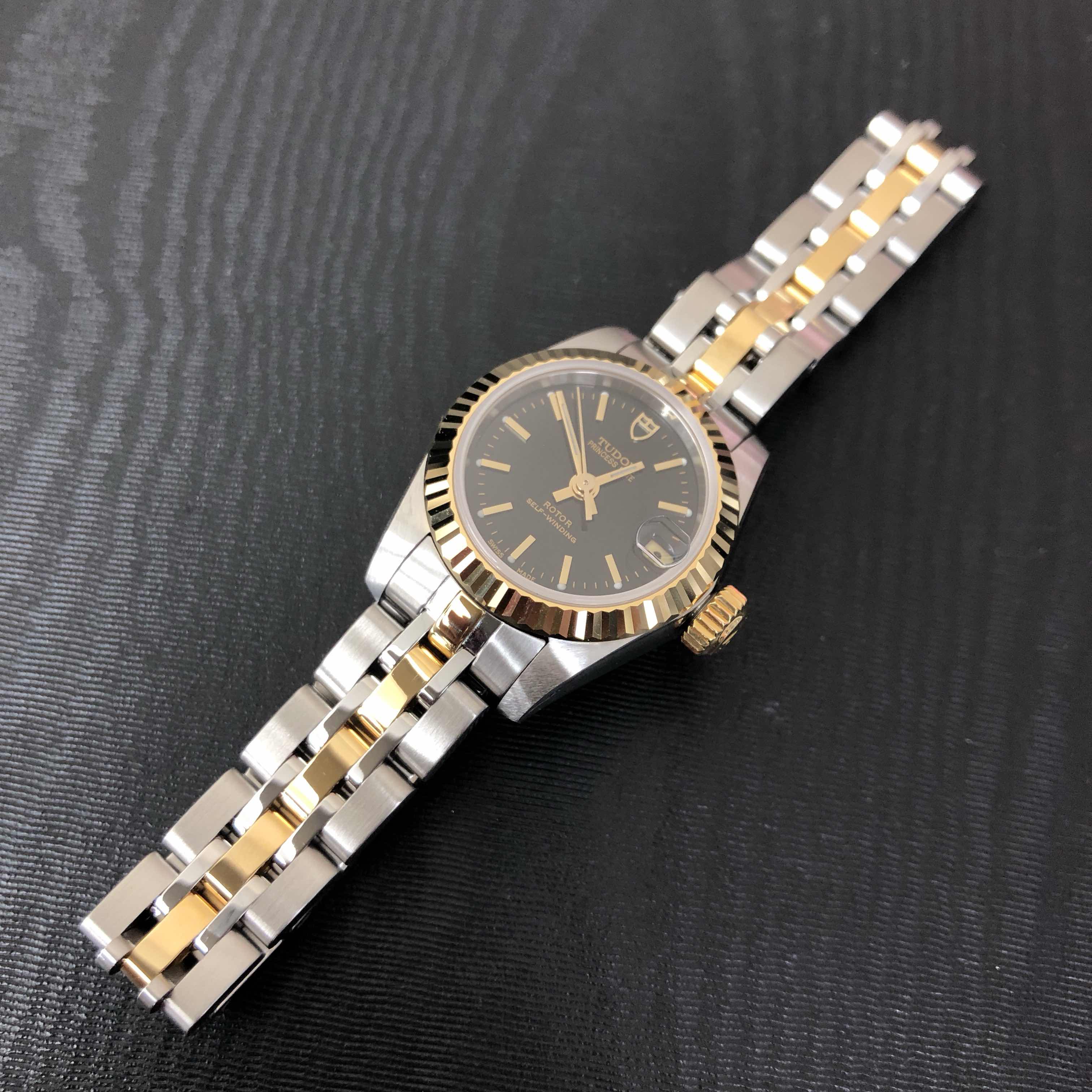 Tudor 92513-62423-BK PRINCESS DATE Automatic 18kt Gold & Steel