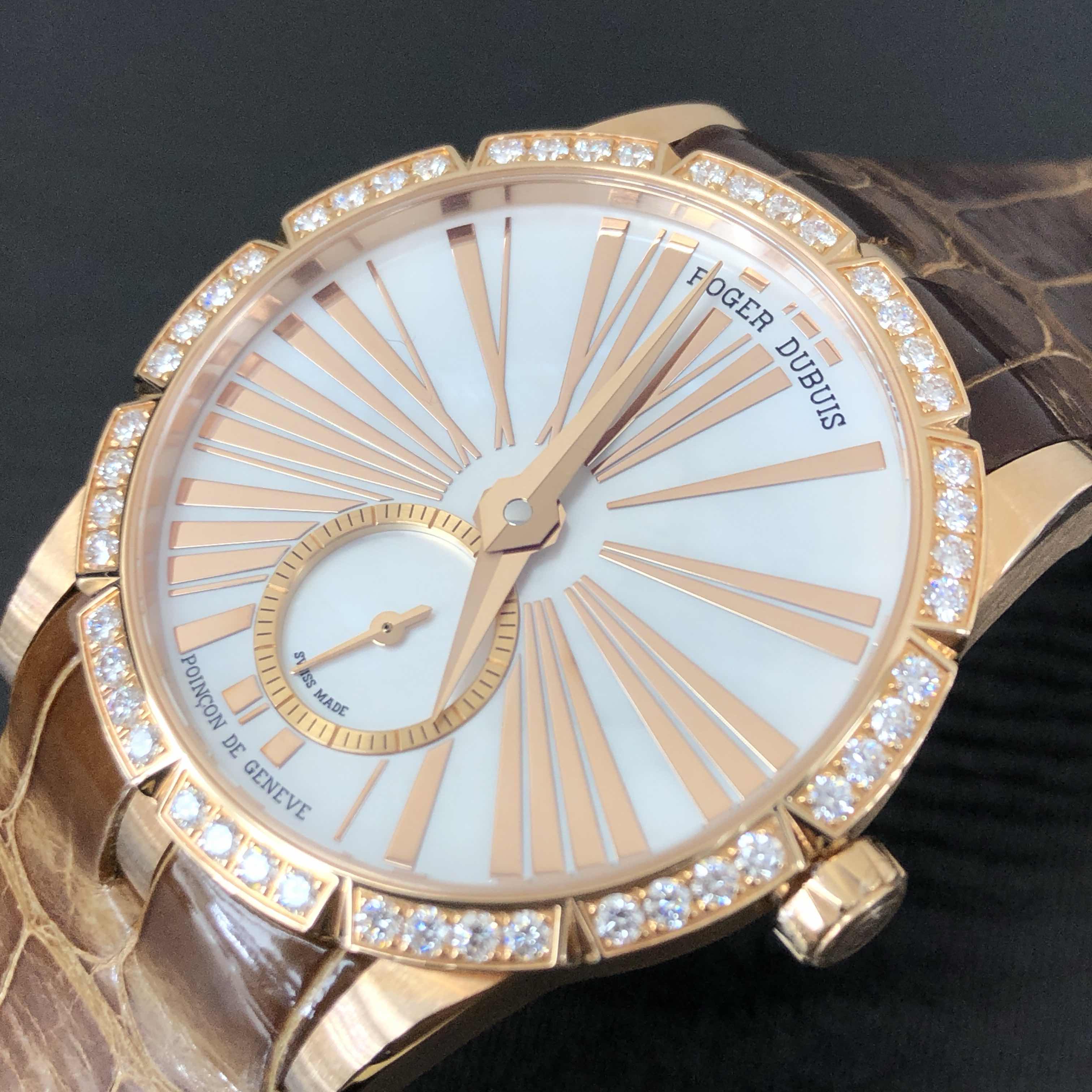Roger Dubuis RDDBEX0493 EXCALIBUR Automatic 18kt Rose Gold & Diamonds