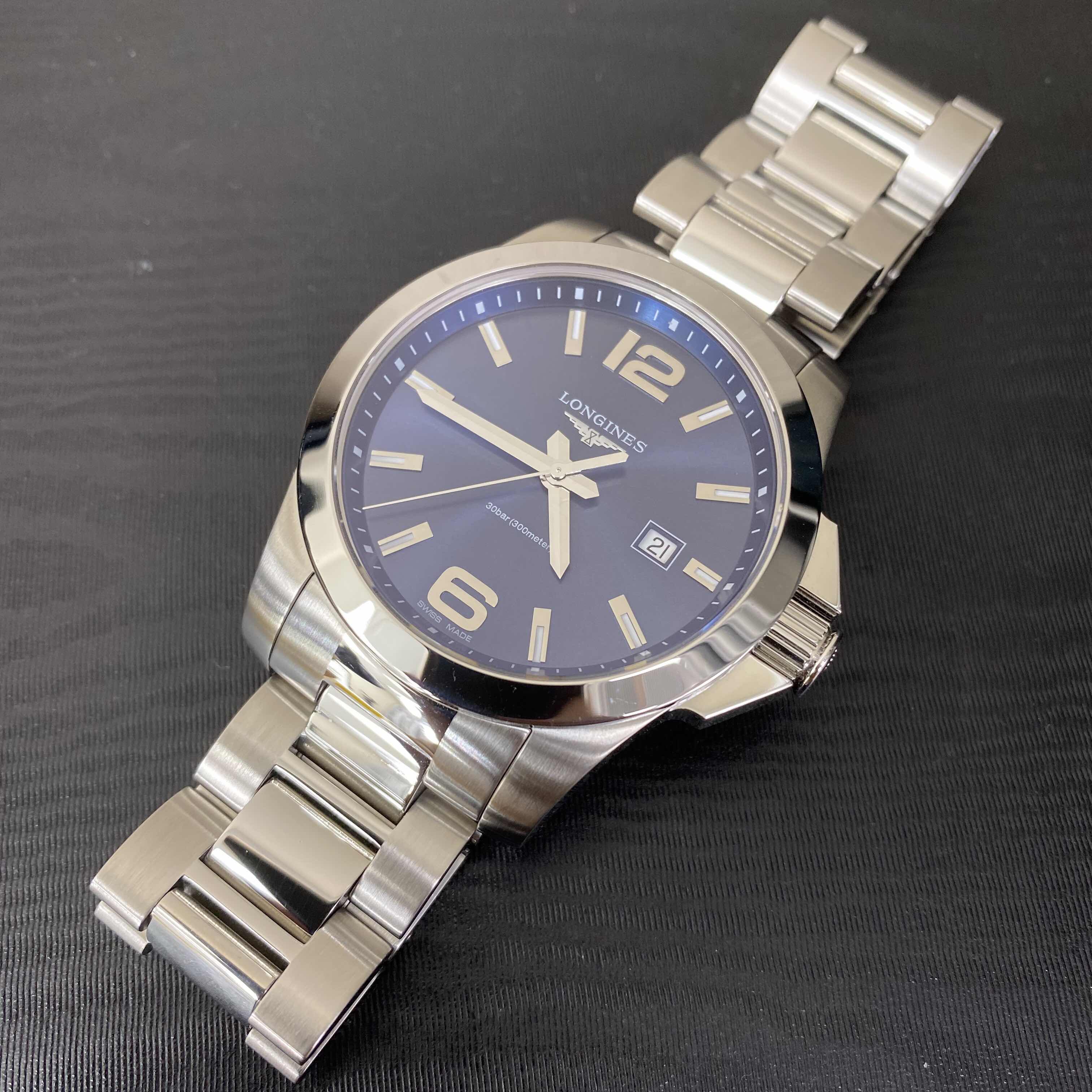 Longines L3.760.4.96.6 CONQUEST Quartz Stainless Steel