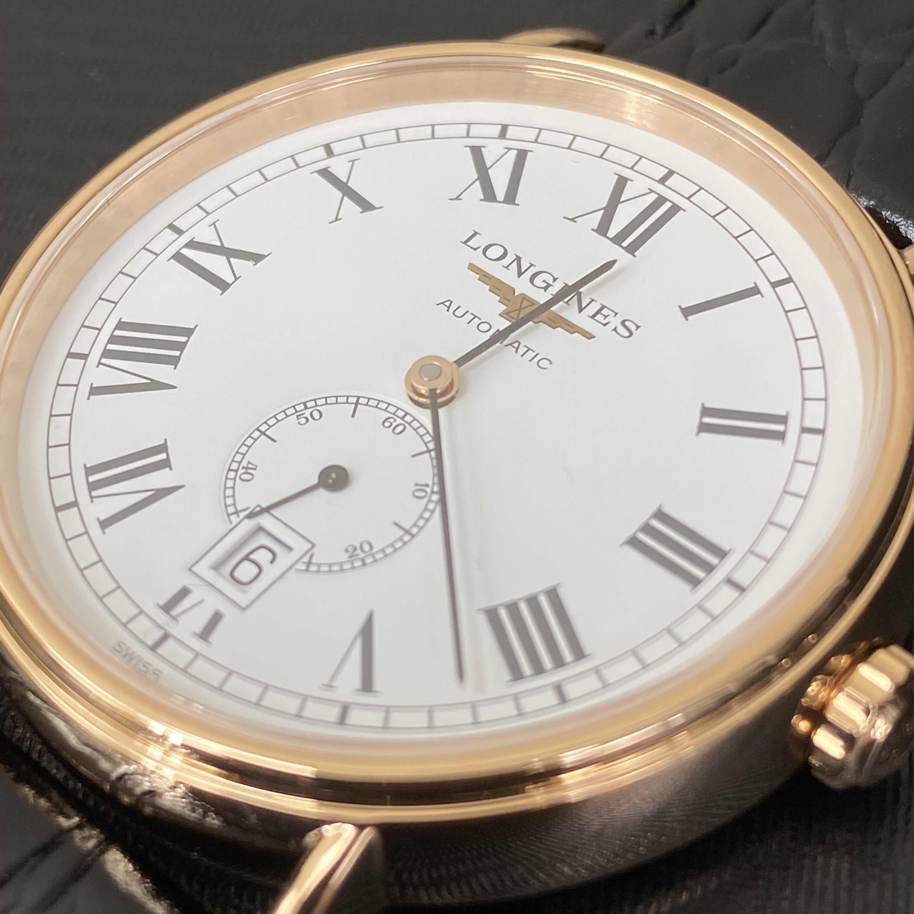 Longines L4.905.1.11.2 PRESENCE Automatic Gold-Plated & Stainless Steel
