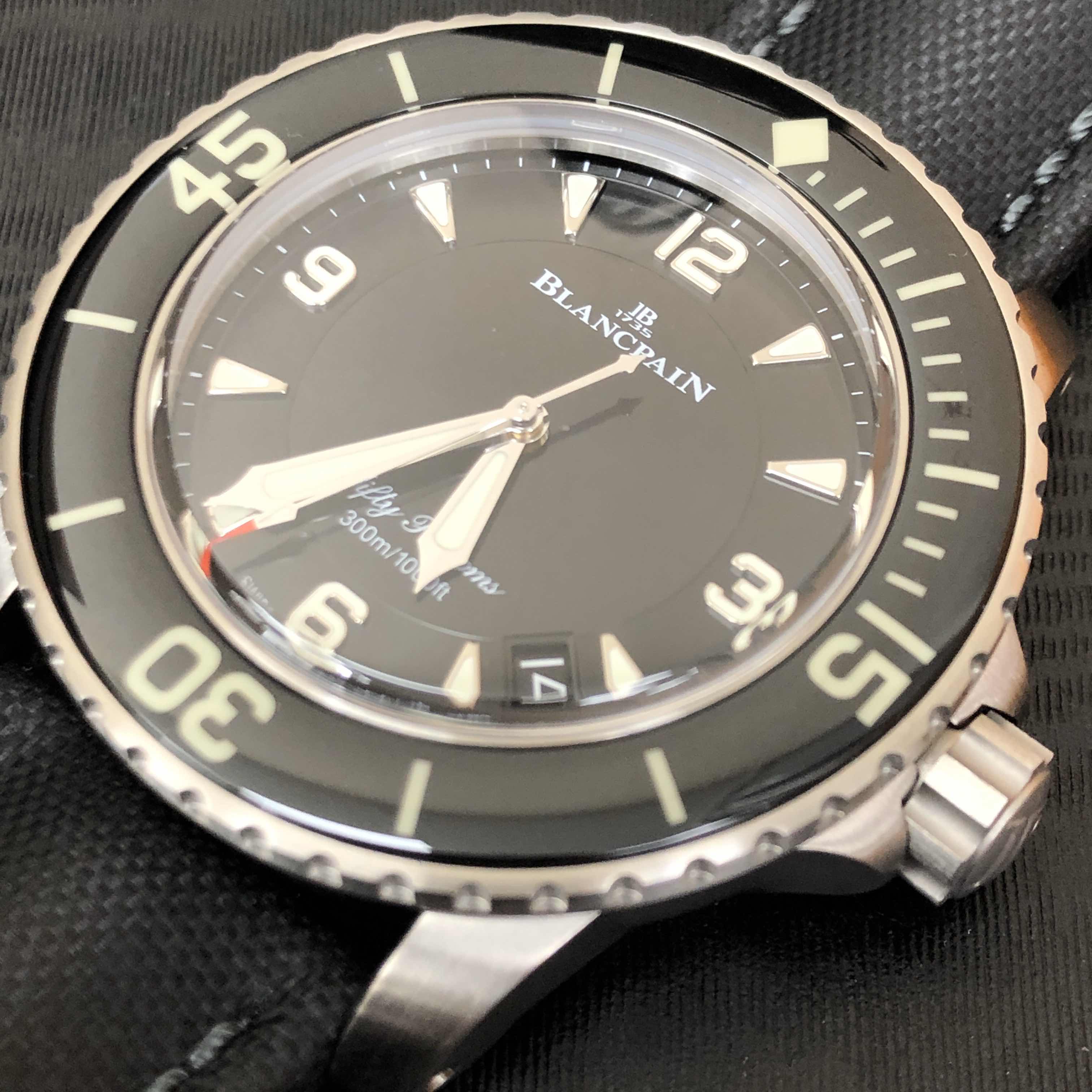 Blancpain 5015-12B30-B52A FIFTY FATHOMS Automatic PVD Titanium