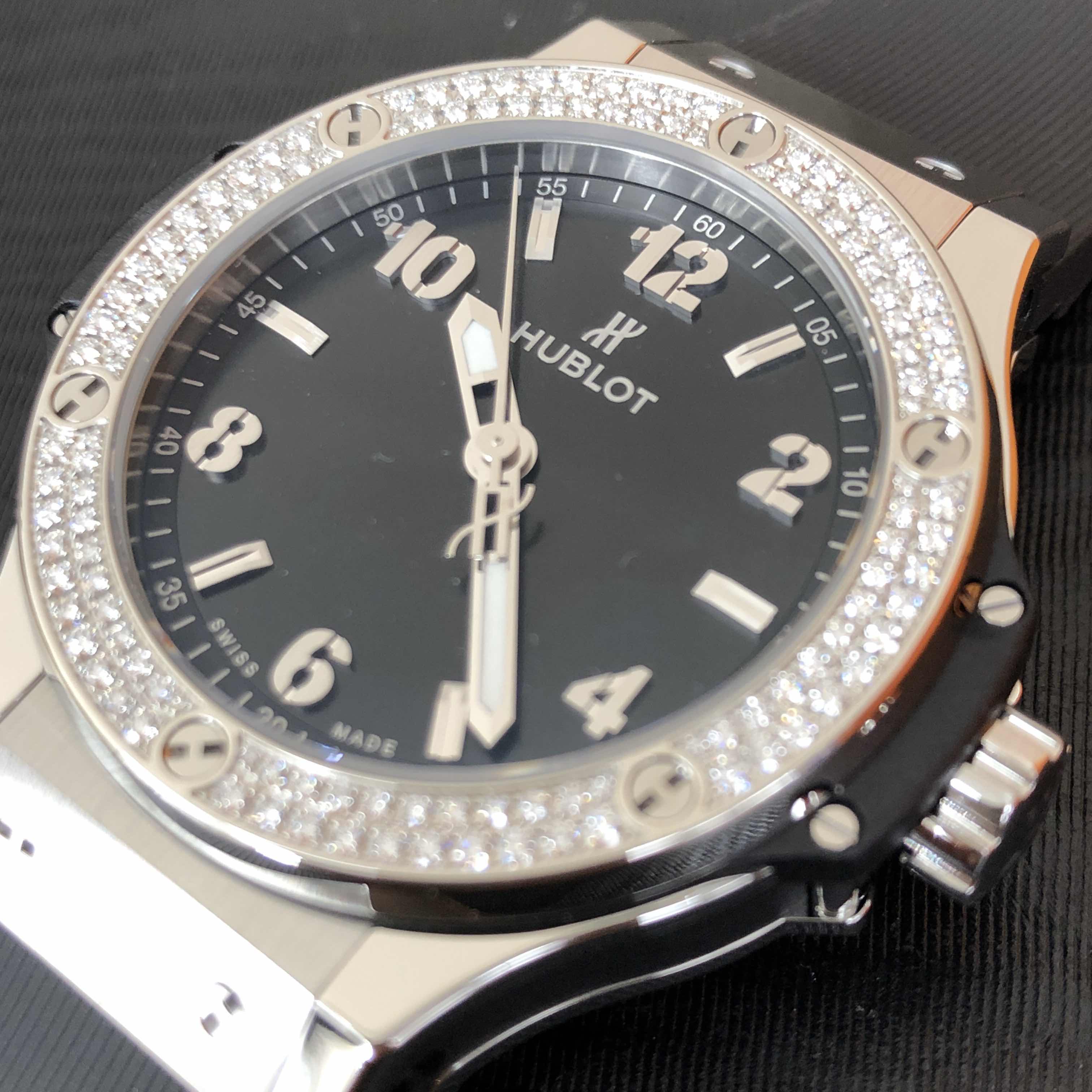 Hublot 361.SX.1270.RX.1104 BIG BANG Quartz Stainless Steel & Diamonds